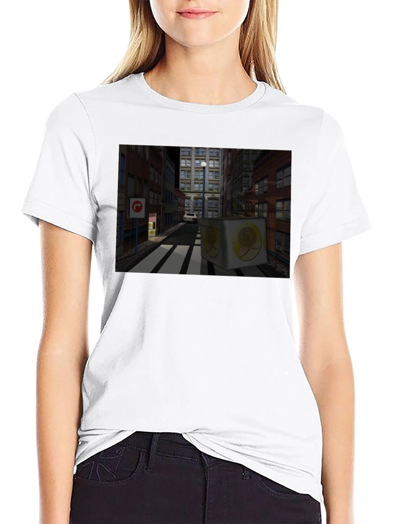 Cityscape Graphic Tee - Unique Urban Design