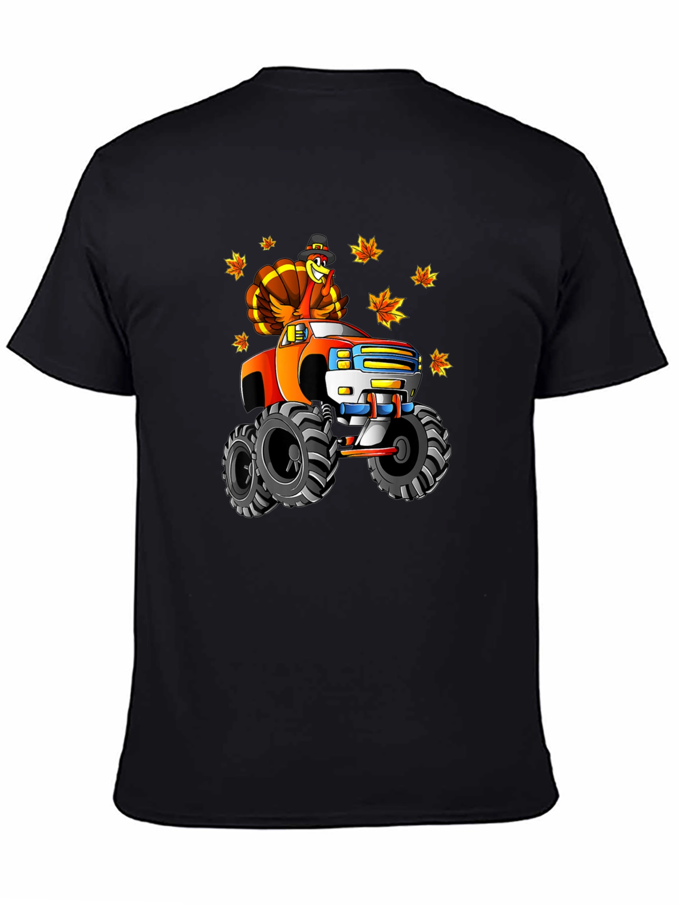 Thanksgiving Turkey Monster Truck Graphic Tee