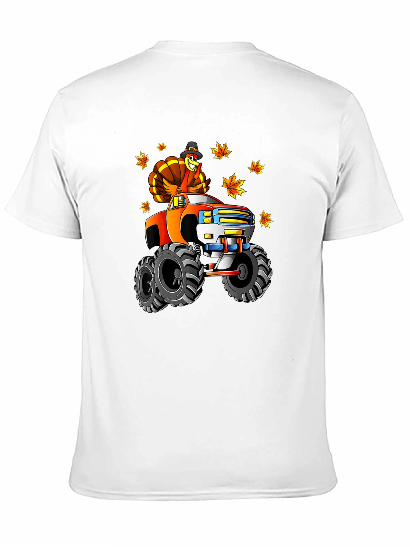 Thanksgiving Turkey Monster Truck Graphic Tee
