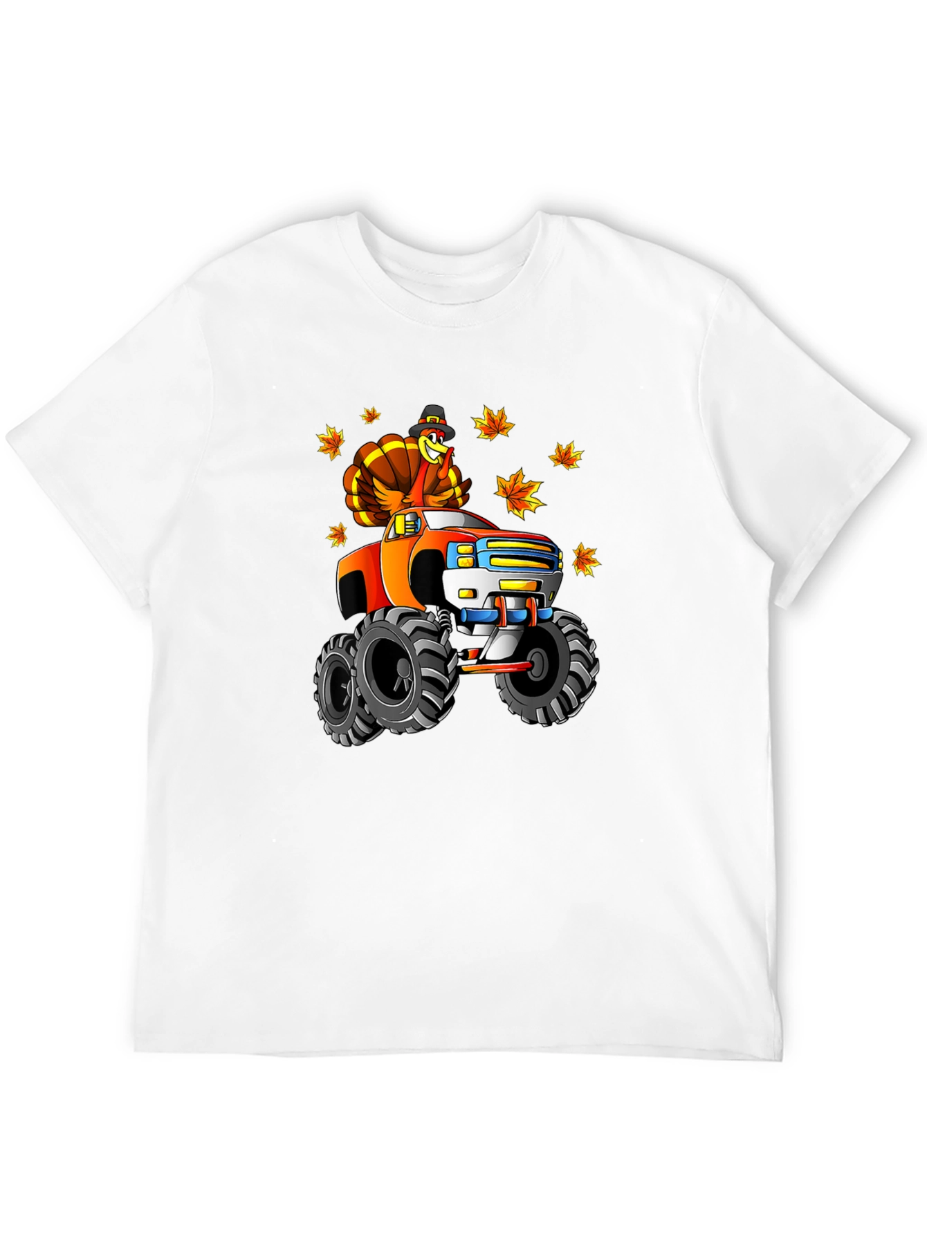 Thanksgiving Turkey Monster Truck Graphic Tee
