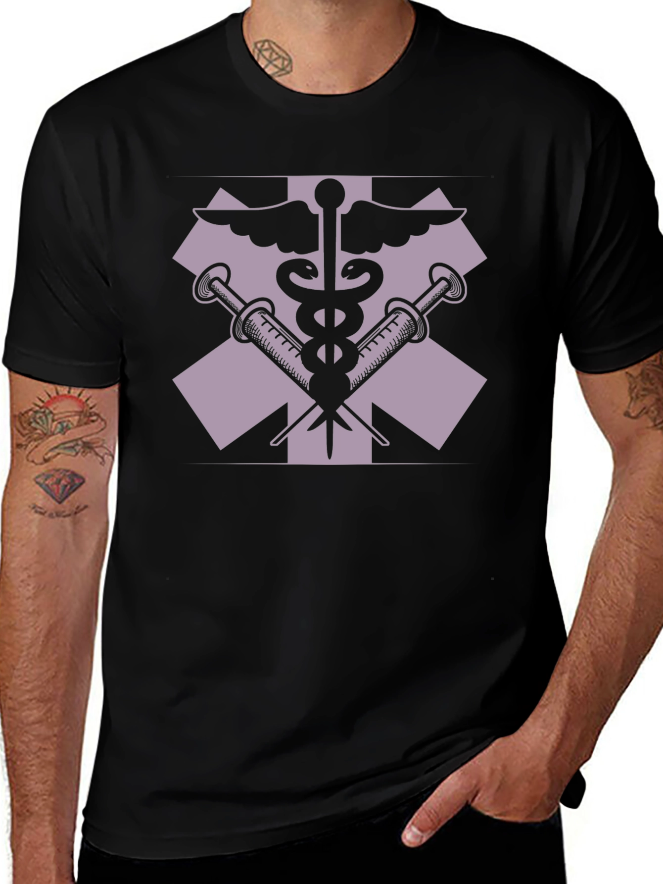 Medical Symbol T-Shirt - EMT Paramedic Design
