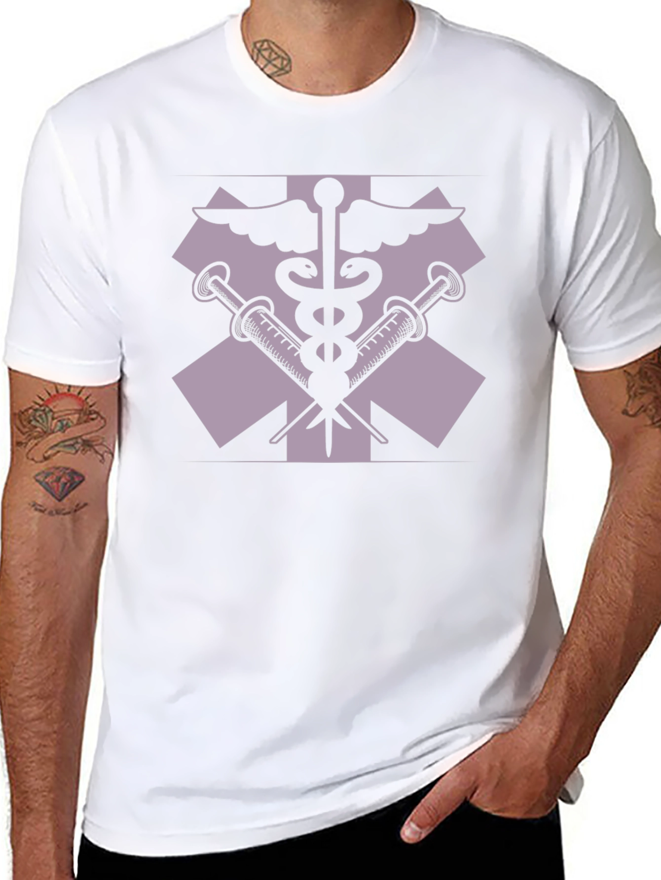 Medical Symbol T-Shirt - EMT Paramedic Design