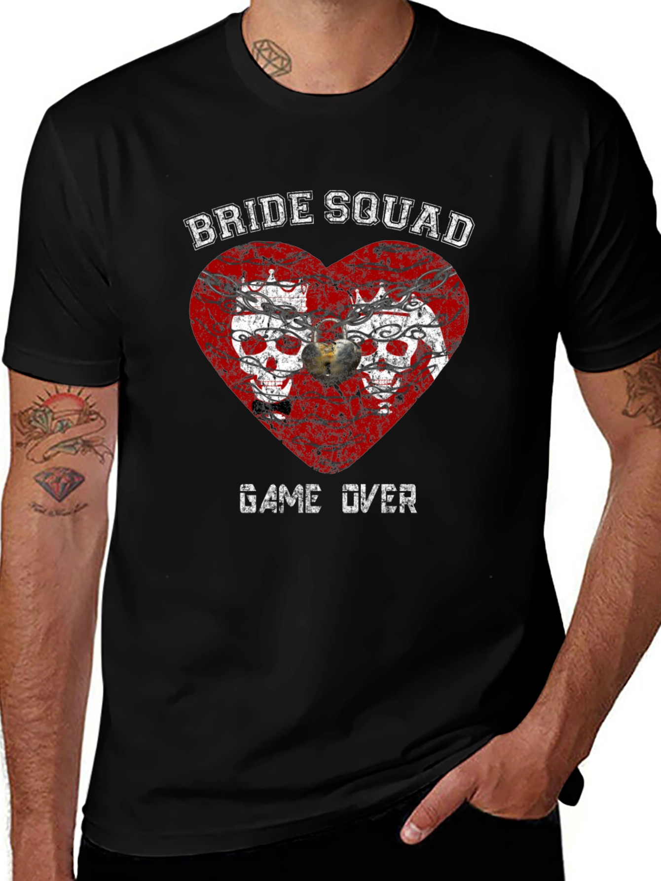 Bride Squad Game Over Graphic Tee