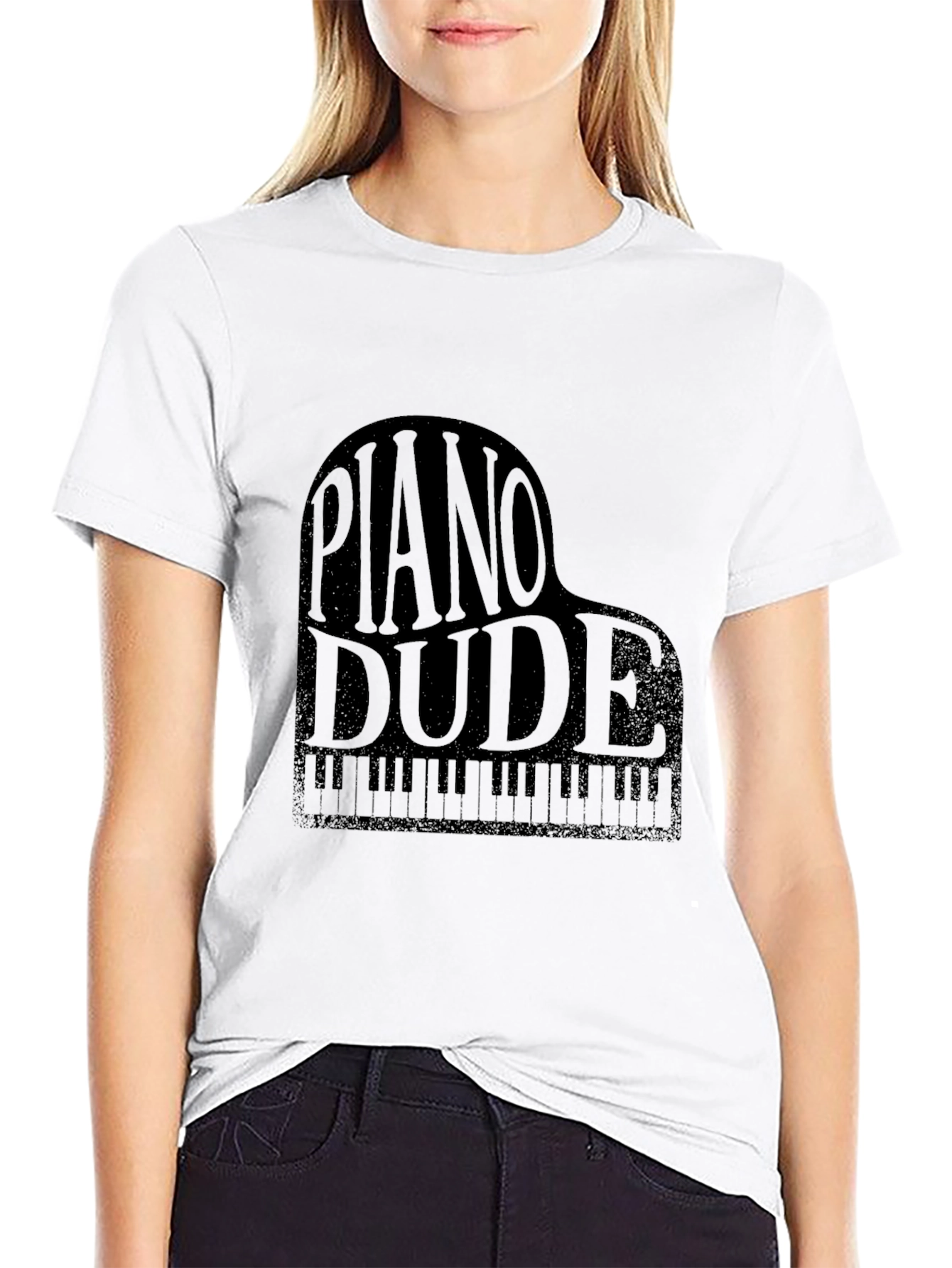 Piano Dude Graphic T-Shirt - Musician Tee
