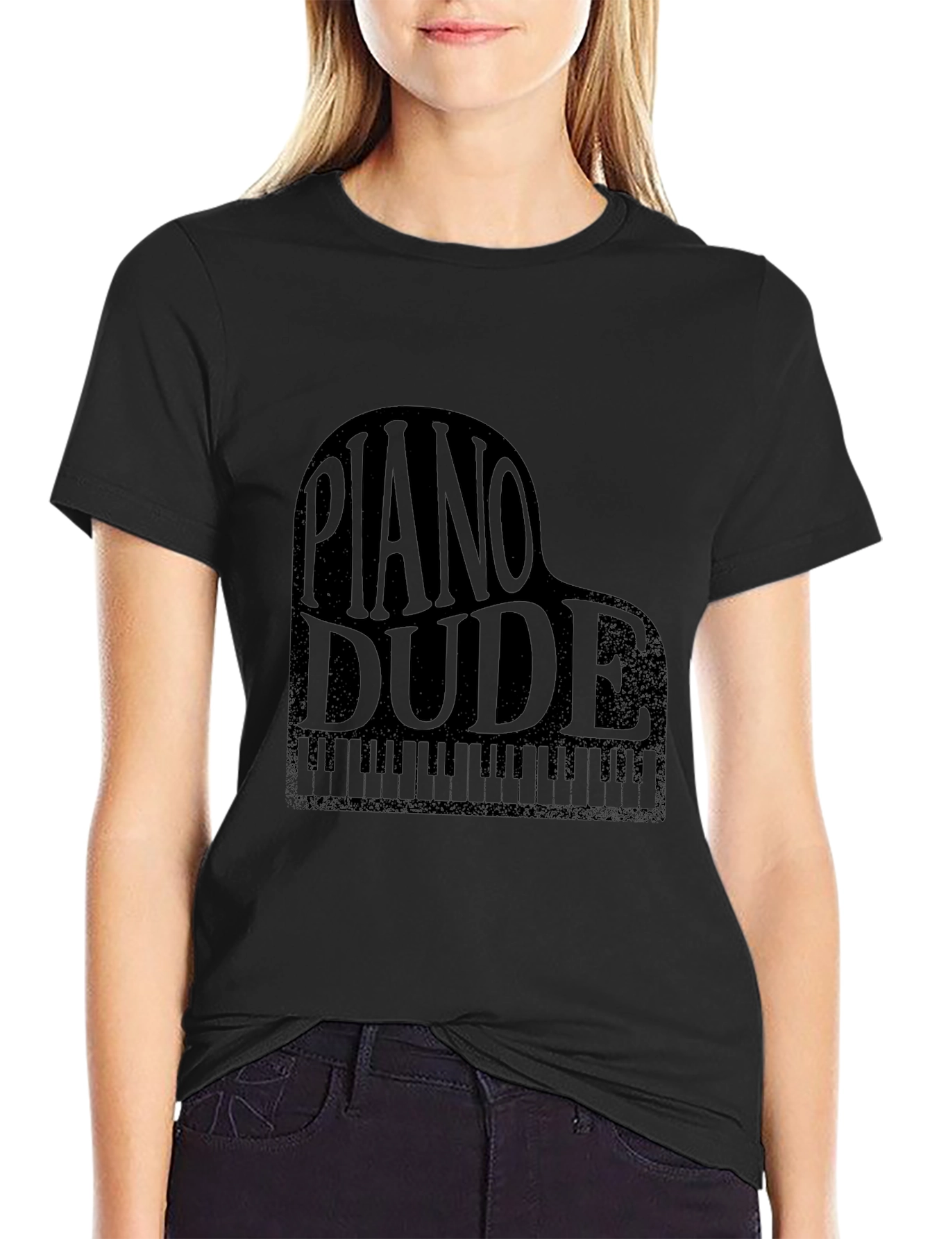 Piano Dude Graphic T-Shirt - Musician Tee