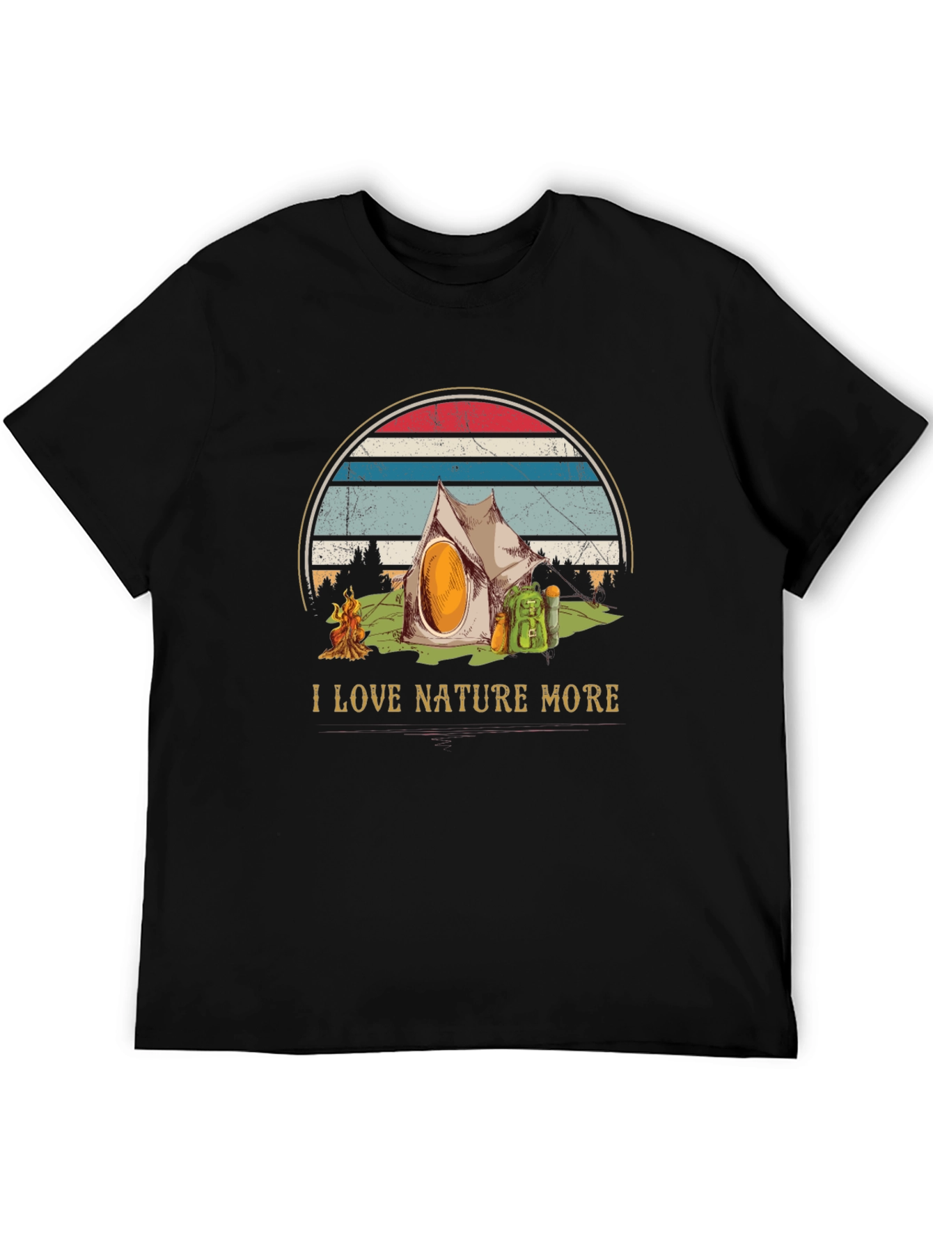 Nature Lover Camping Graphic Tee