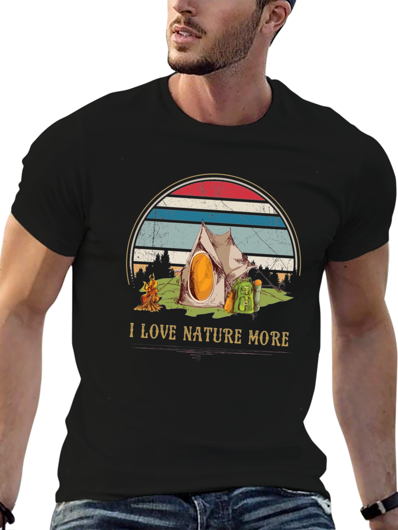 Nature Lover Camping Graphic Tee