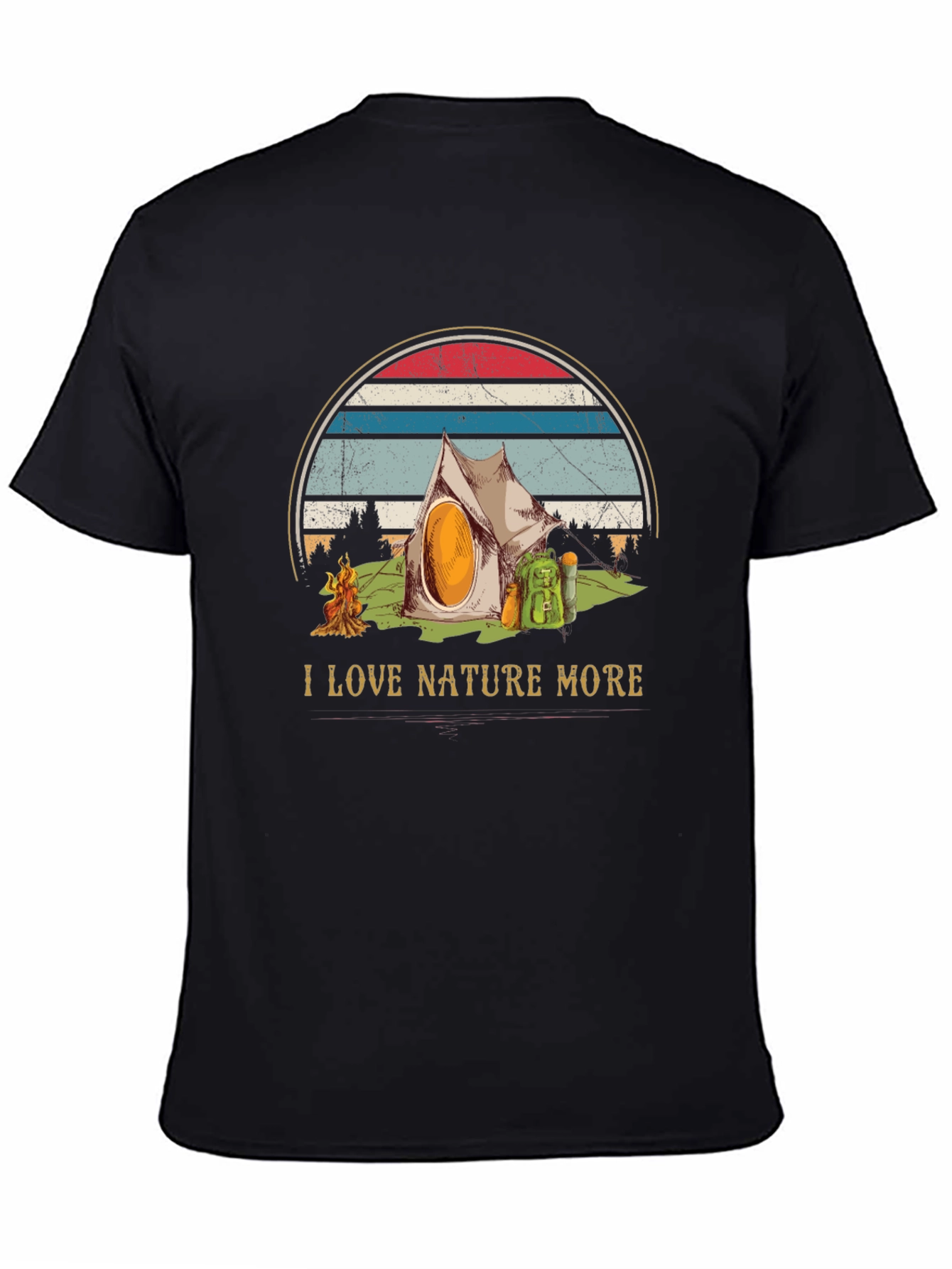Nature Lover Camping Graphic Tee
