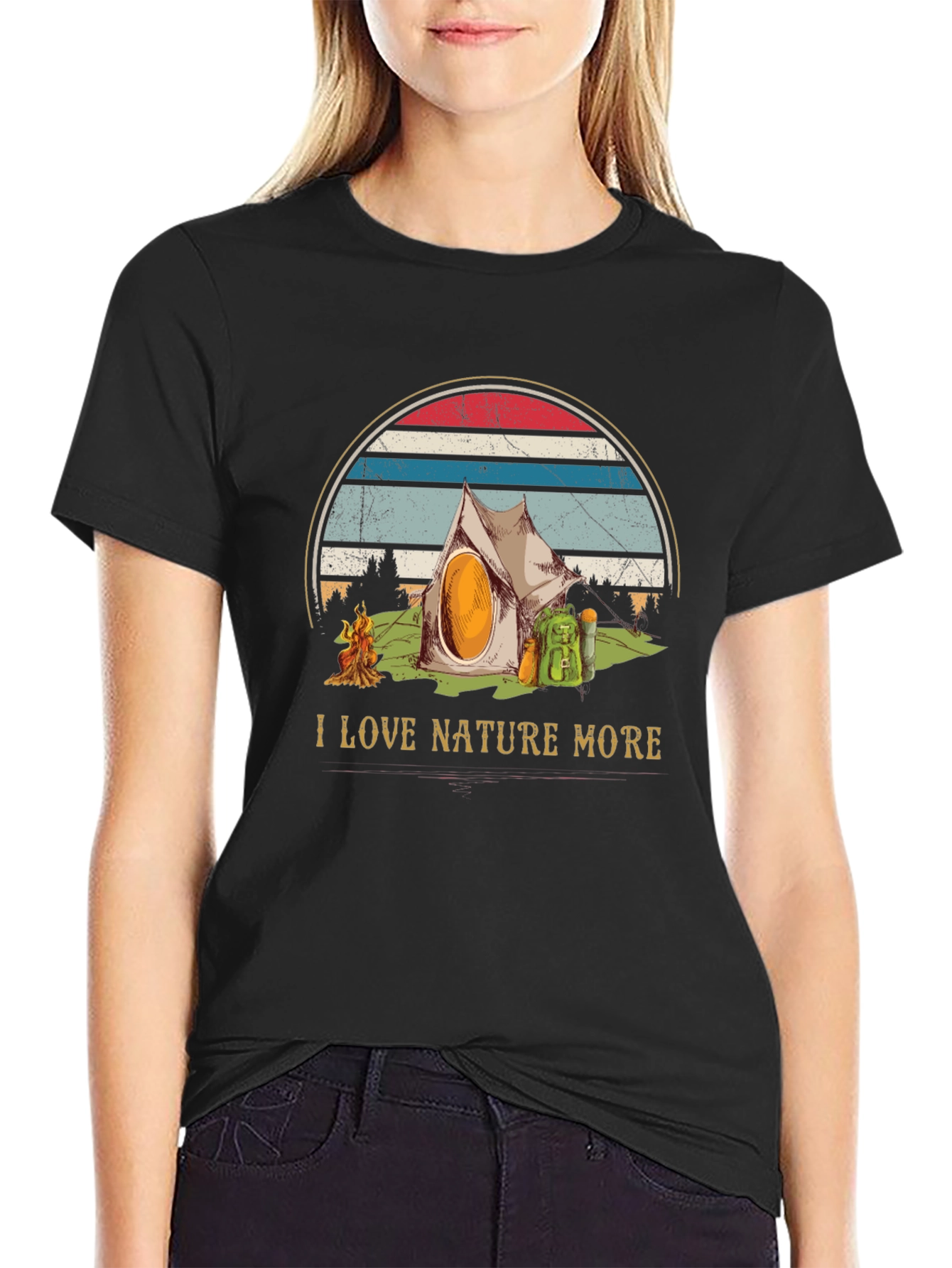 Nature Lover Camping Graphic Tee