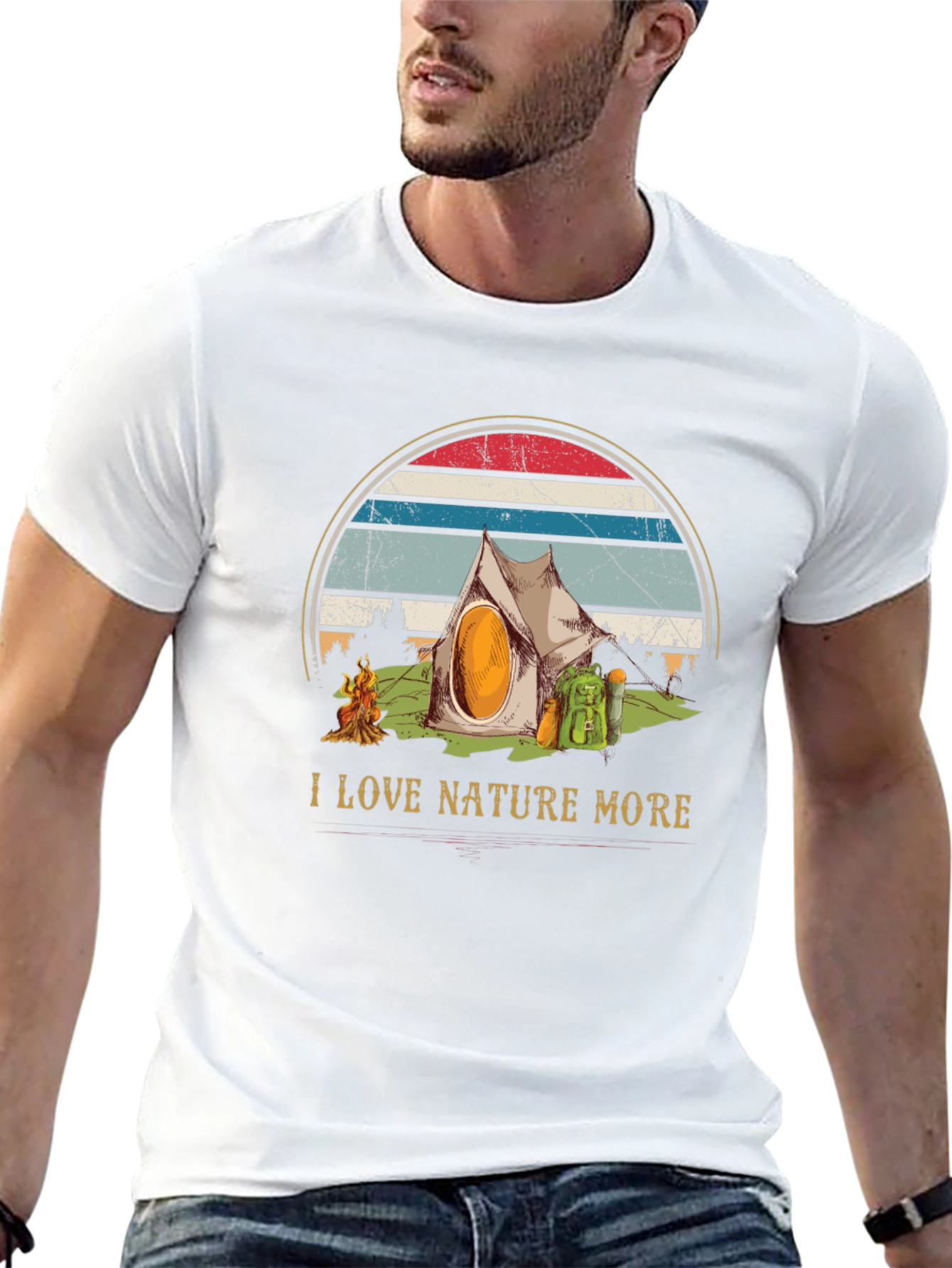 Nature Lover Camping Graphic Tee