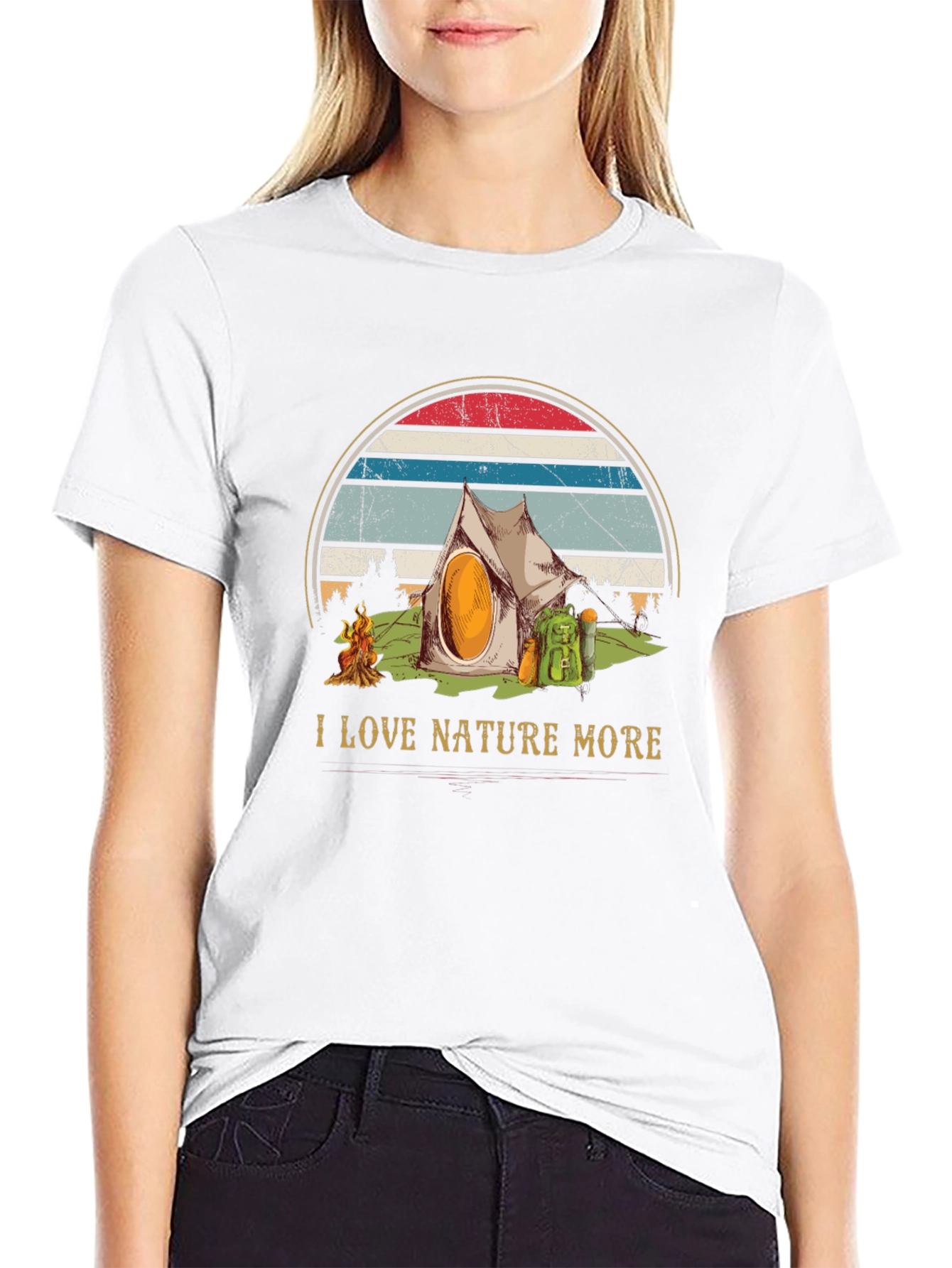 Nature Lover Camping Graphic Tee