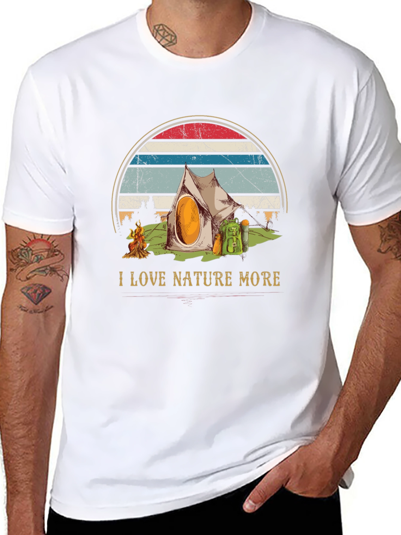 Nature Lover Camping Graphic Tee