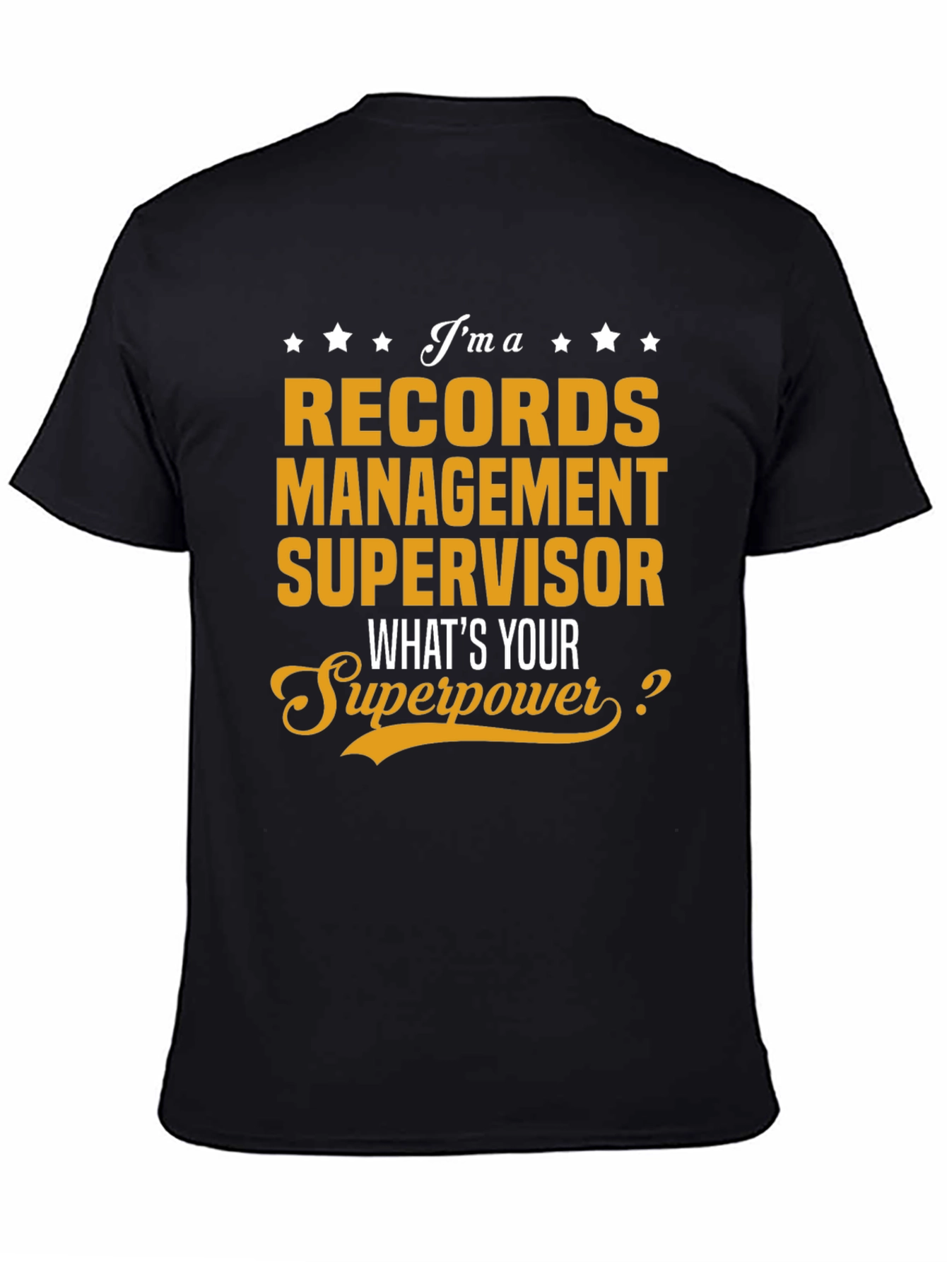 Records Management Supervisor T-Shirt