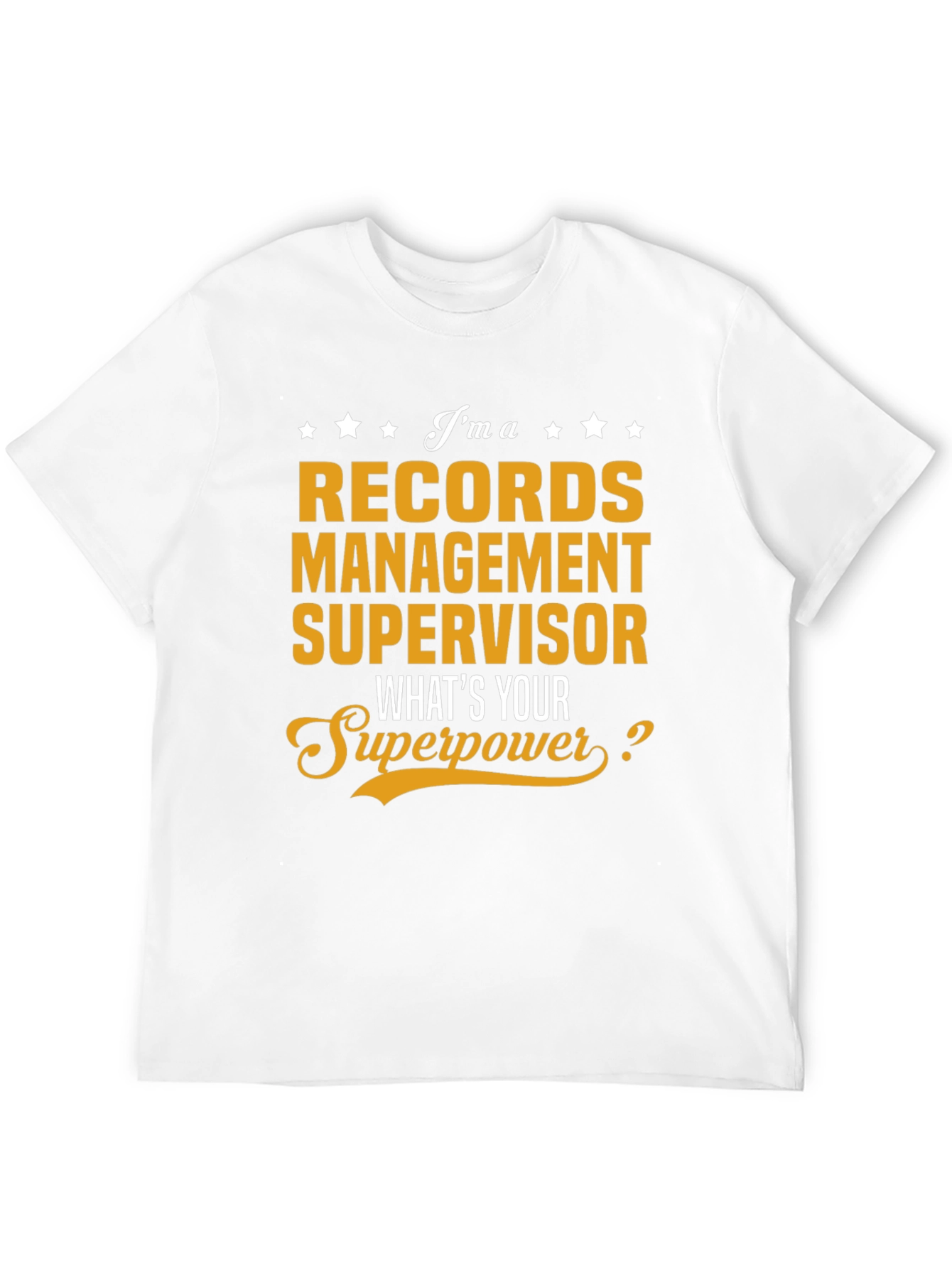 Records Management Supervisor T-Shirt