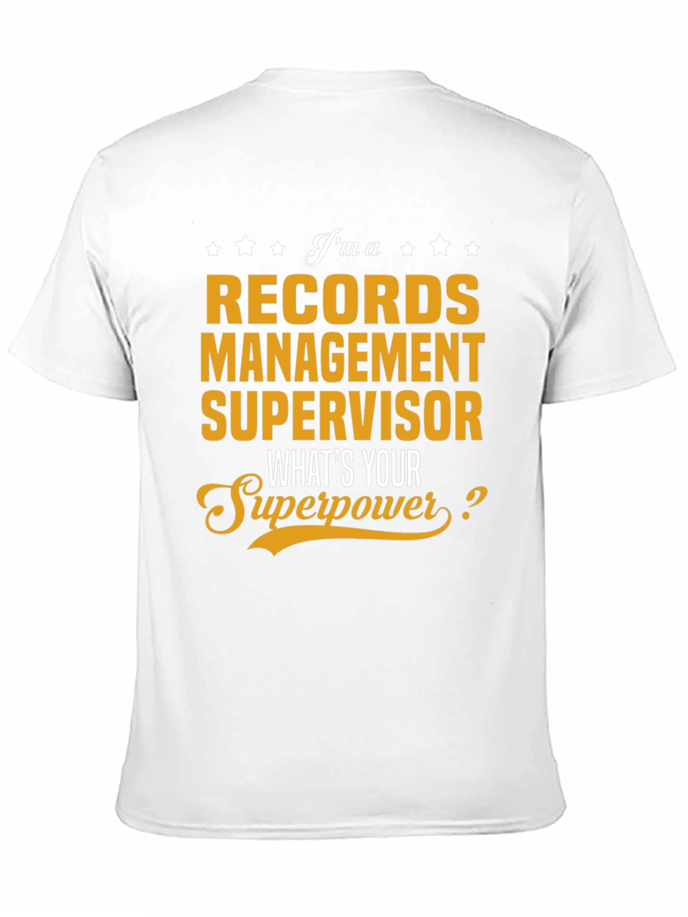Records Management Supervisor T-Shirt