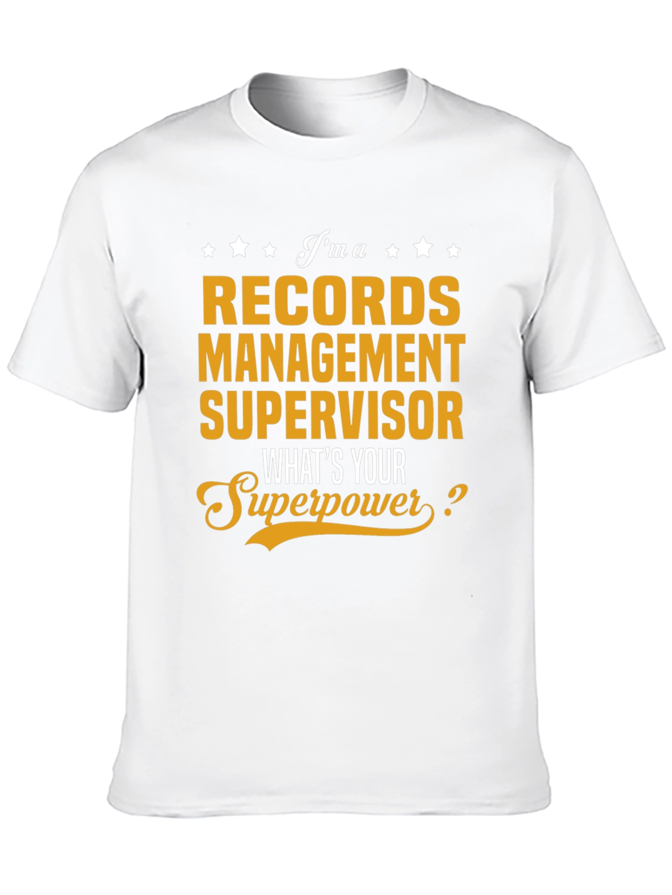 Records Management Supervisor T-Shirt