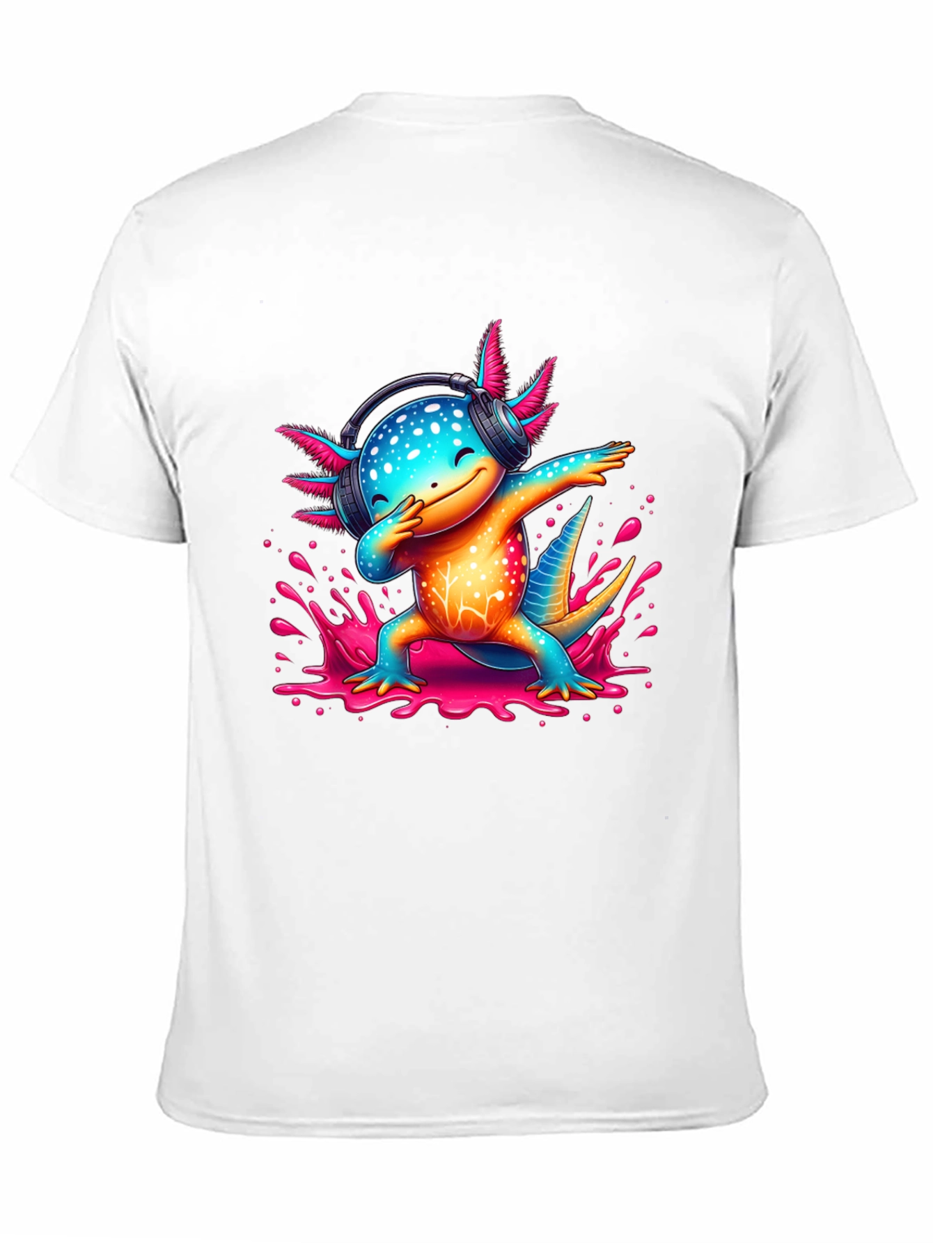 Dabbing Axolotl Graphic Tee