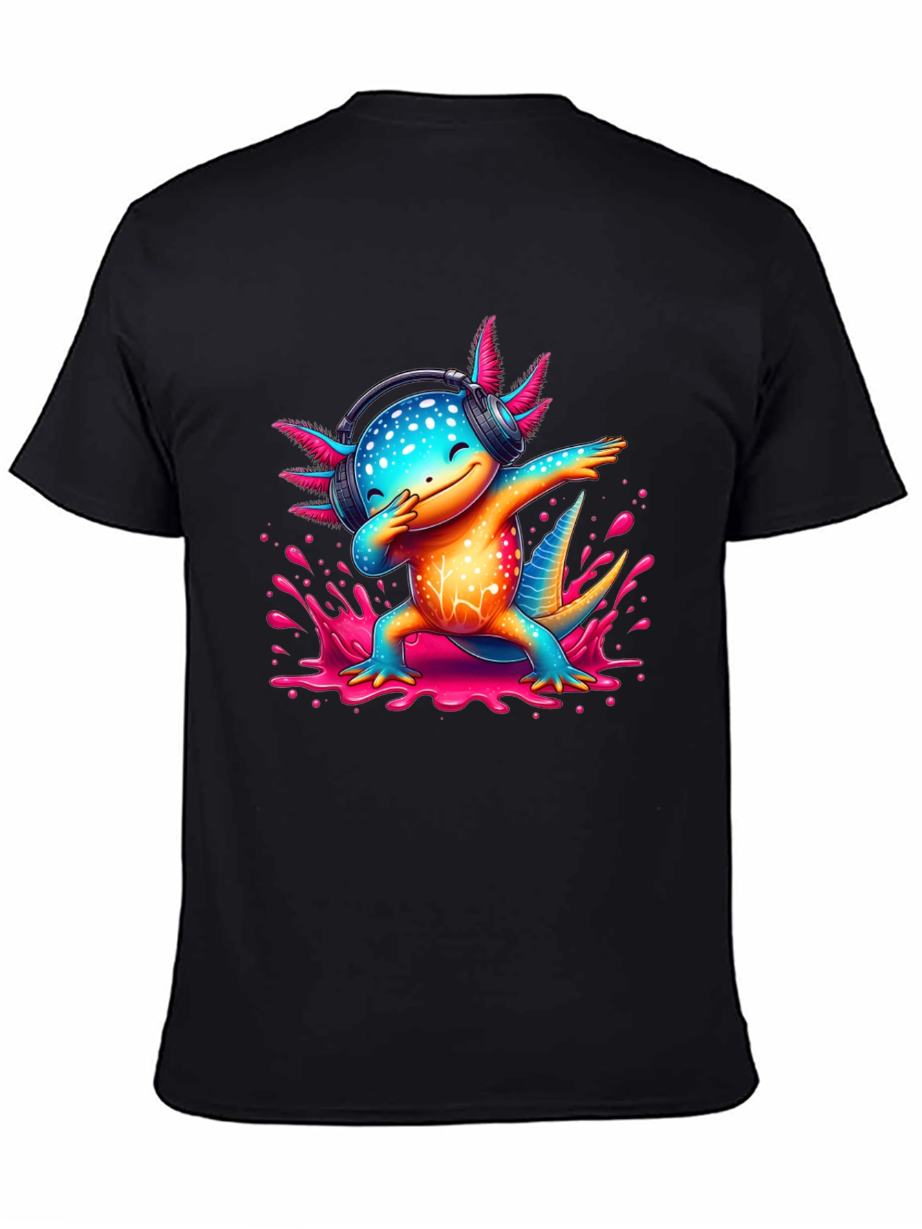 Dabbing Axolotl Graphic Tee