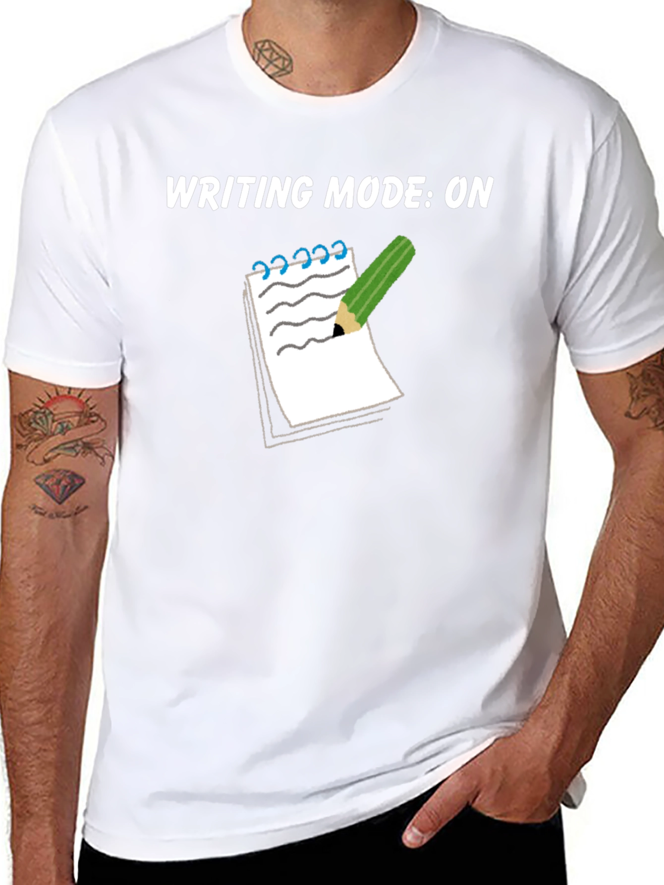 Writing Mode On Graphic Tee