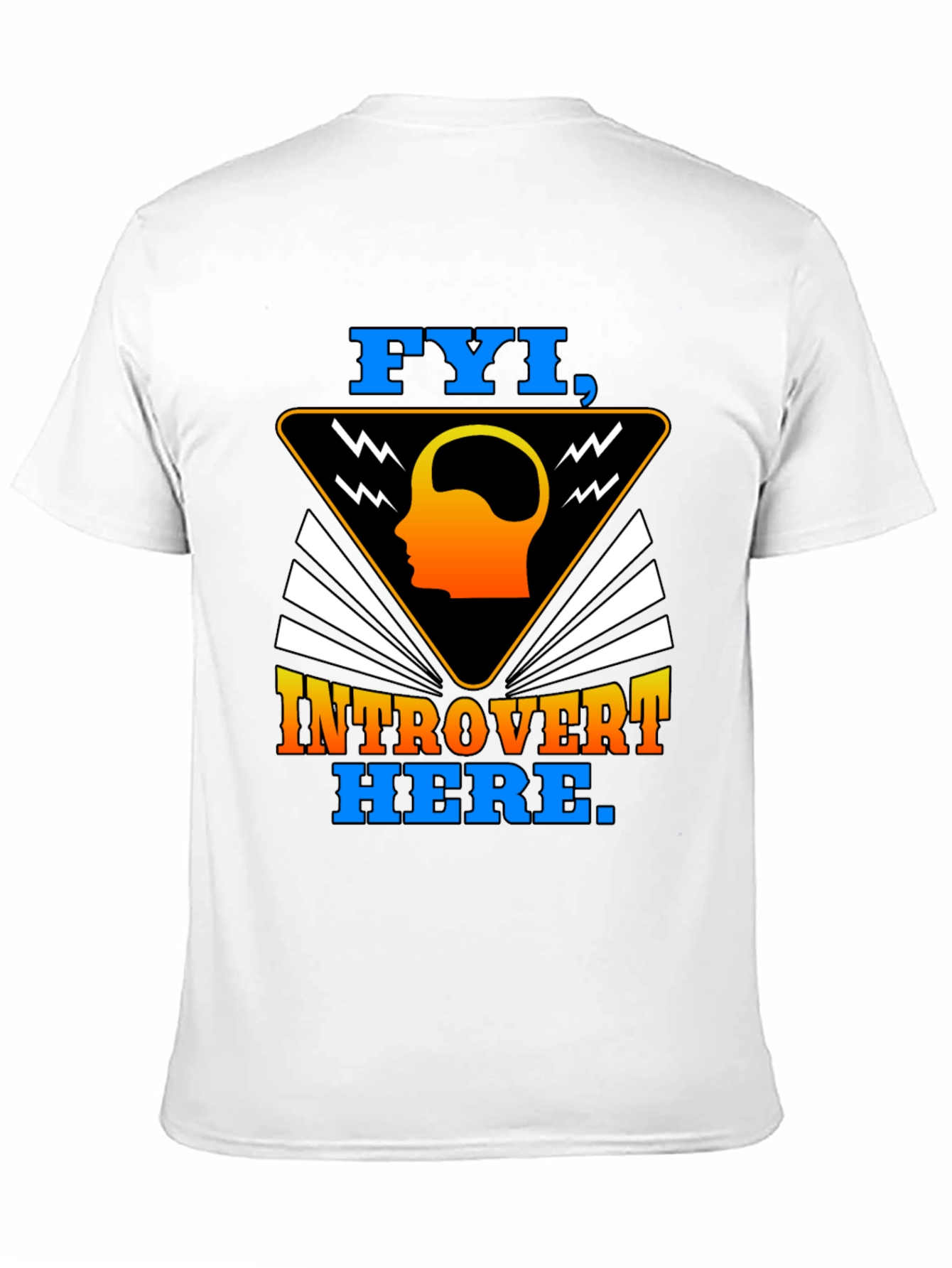 Introvert Here Graphic Tee - FYI Introvert T-Shirt