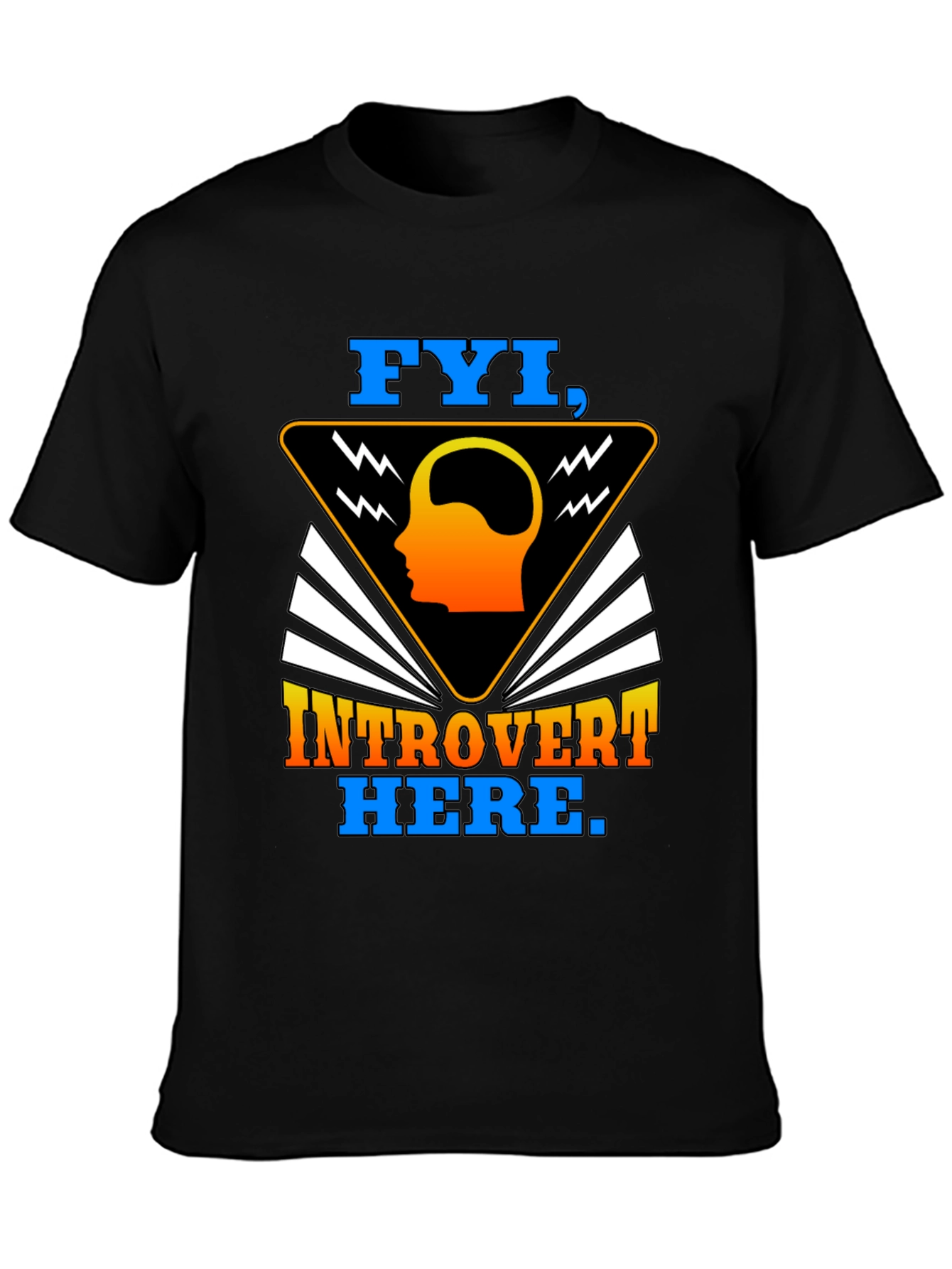 Introvert Here Graphic Tee - FYI Introvert T-Shirt