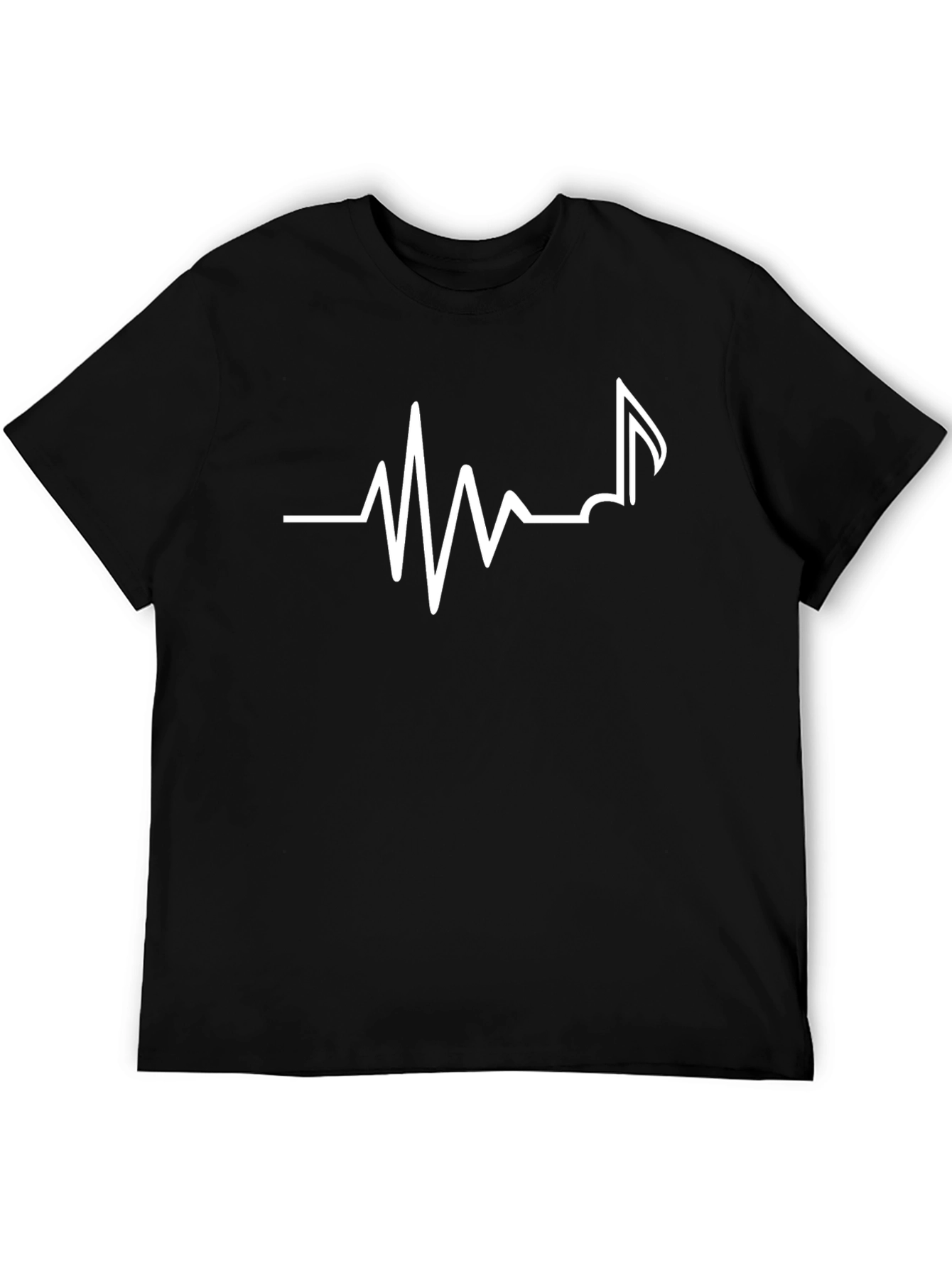 Music Heartbeat Tee - Rhythm of Life Graphic T-Shirt