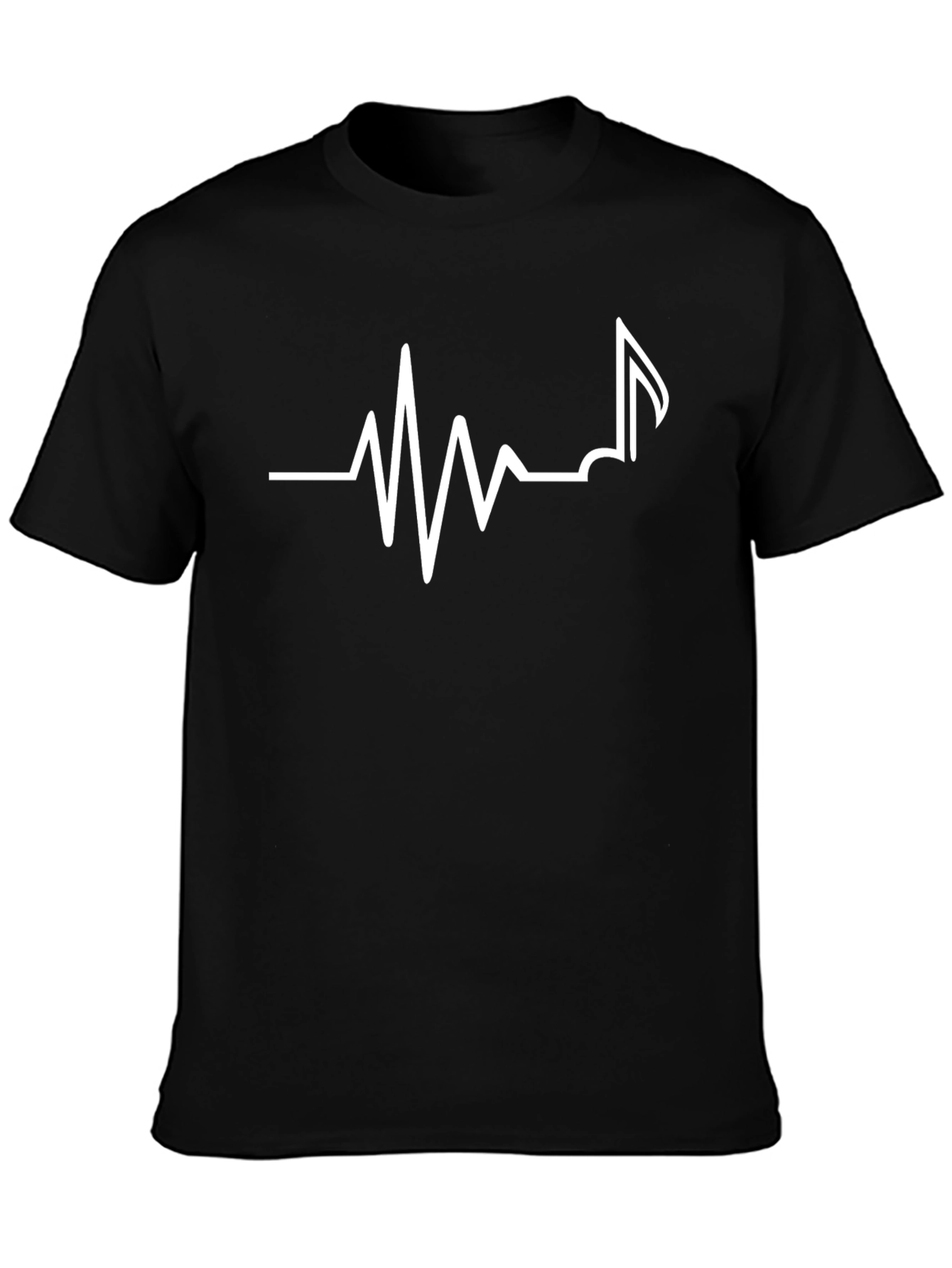 Music Heartbeat Tee - Rhythm of Life Graphic T-Shirt