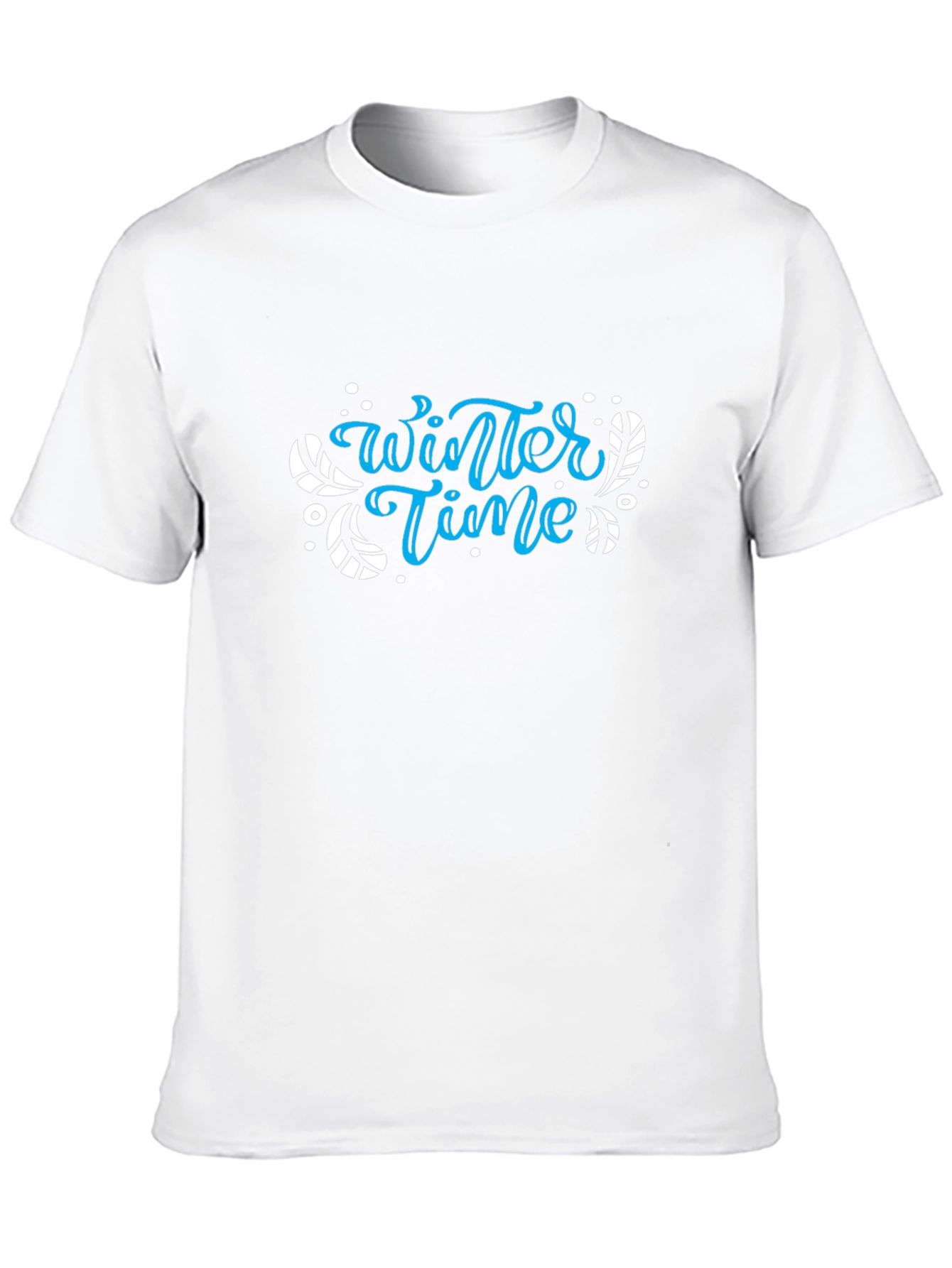 Winter Time Black Graphic Tee