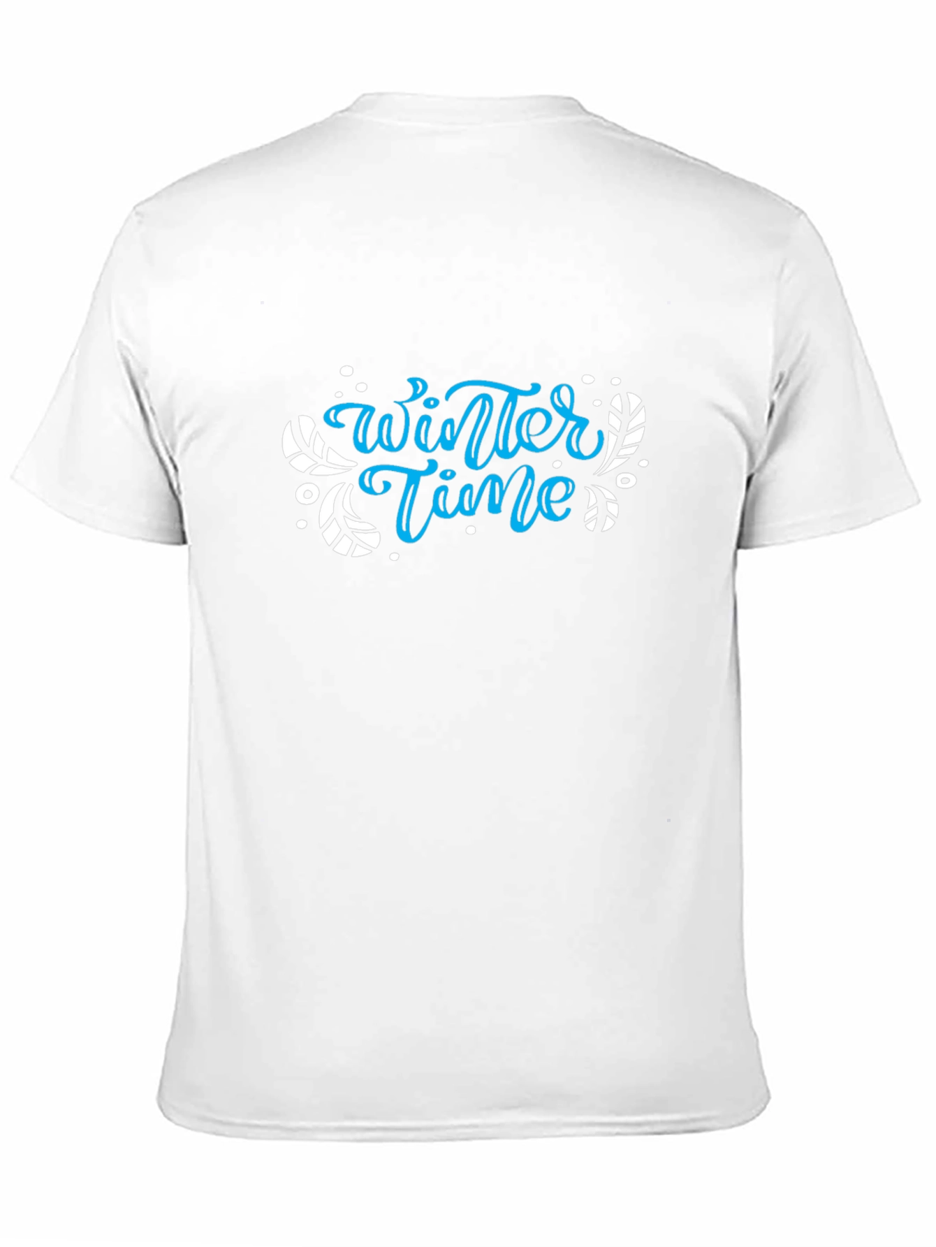Winter Time Black Graphic Tee