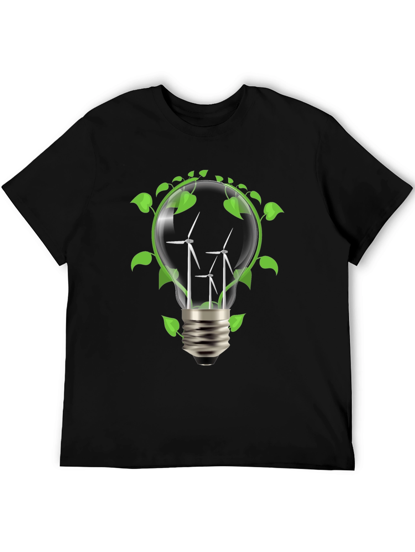Eco-Friendly Wind Turbine T-Shirt