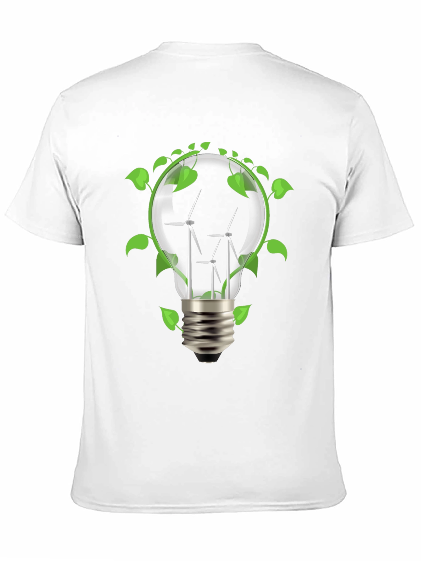 Eco-Friendly Wind Turbine T-Shirt