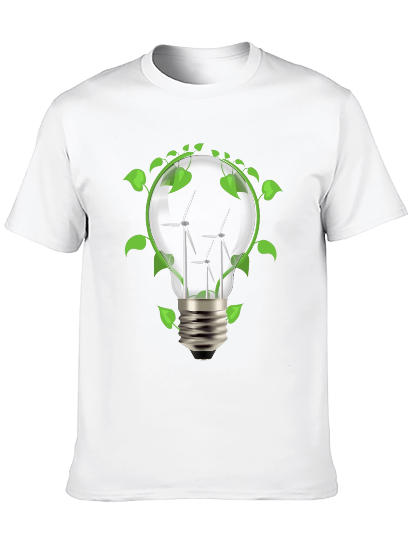 Eco-Friendly Wind Turbine T-Shirt