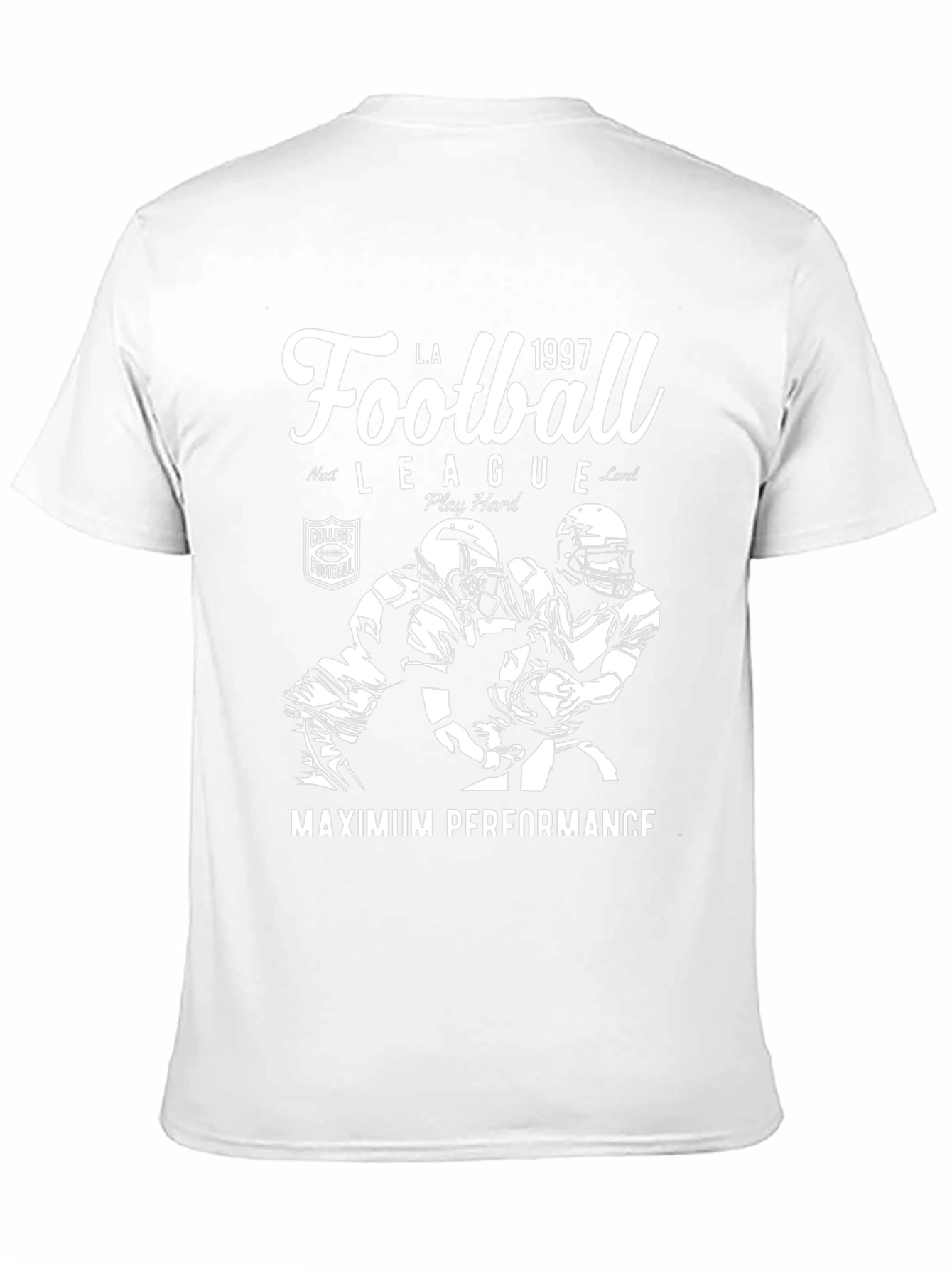Football League Black T-Shirt