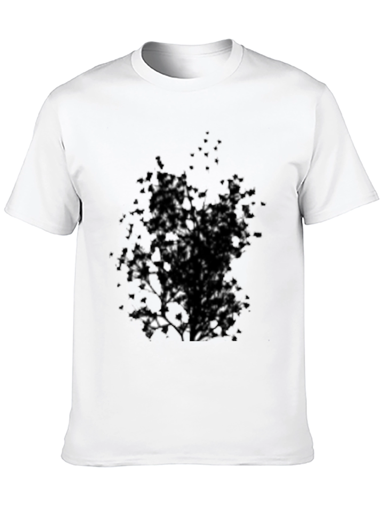 Abstract Tree Black T-Shirt for Men