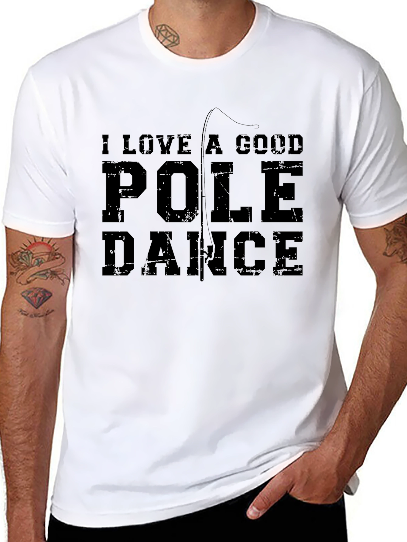 I Love A Good Pole Dance Funny T-Shirt