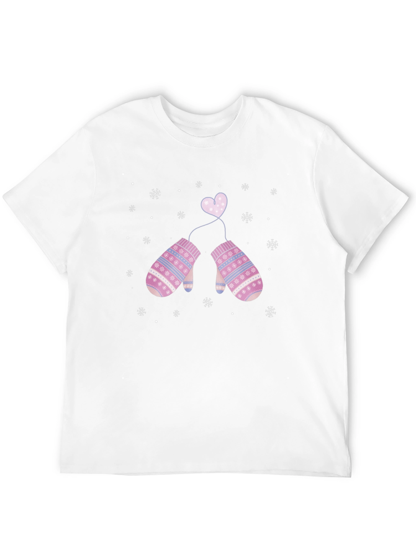 Winter Love Mittens Graphic T-Shirt