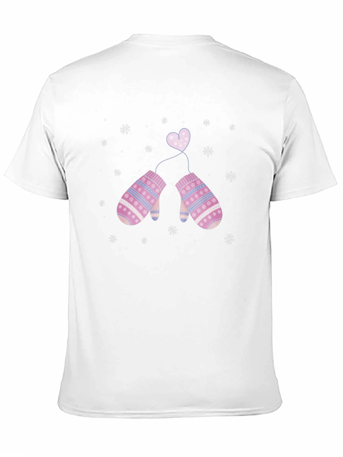 Winter Love Mittens Graphic T-Shirt