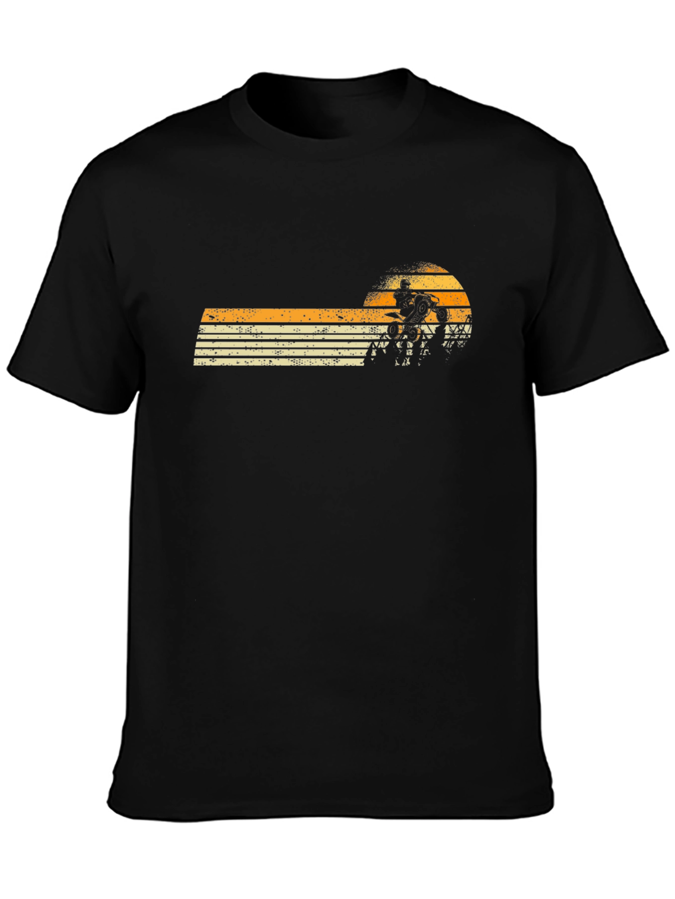 Retro Sunset Motocross T-Shirt