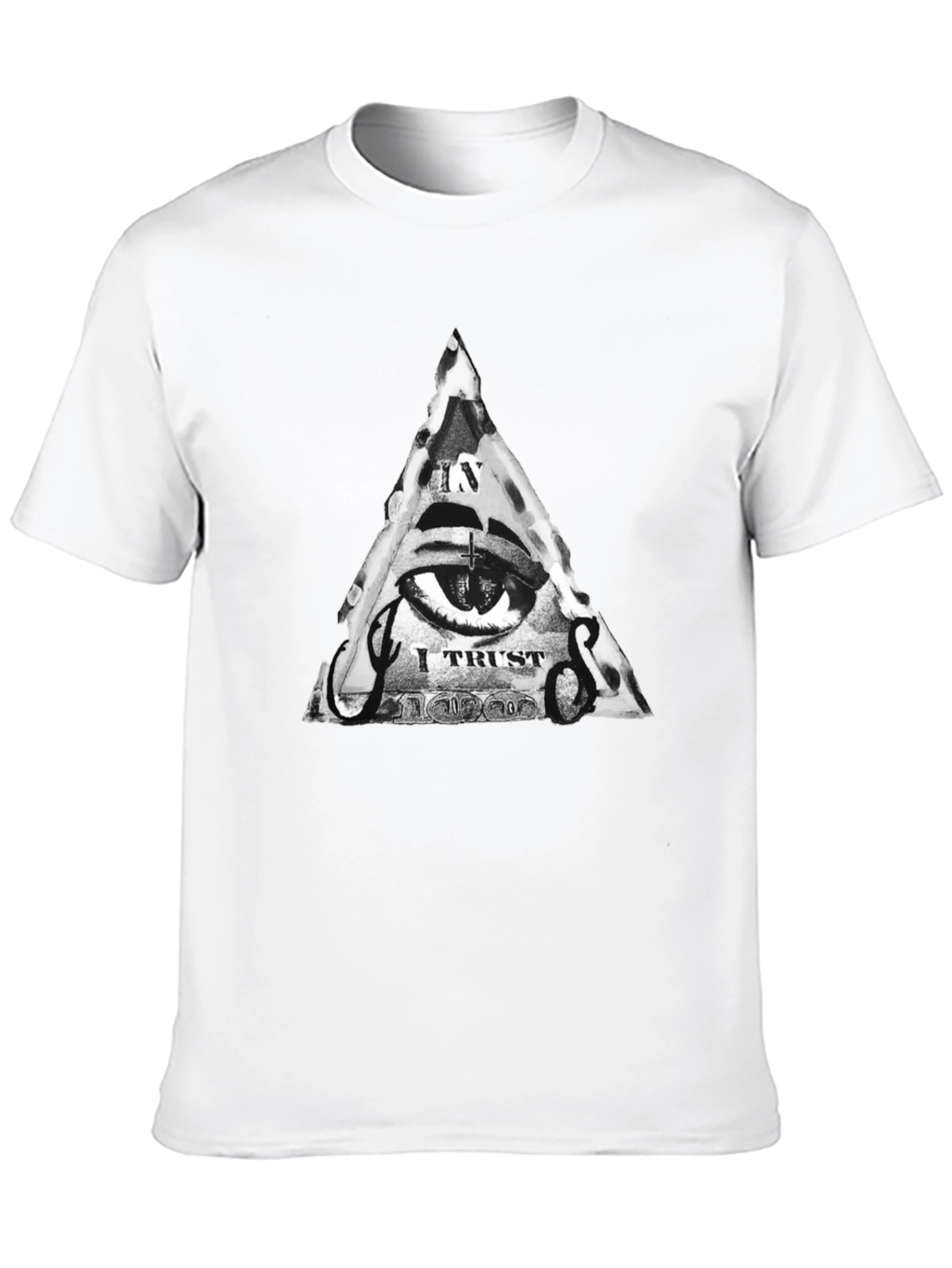 Illuminati Eye Black T-Shirt - Trust Design