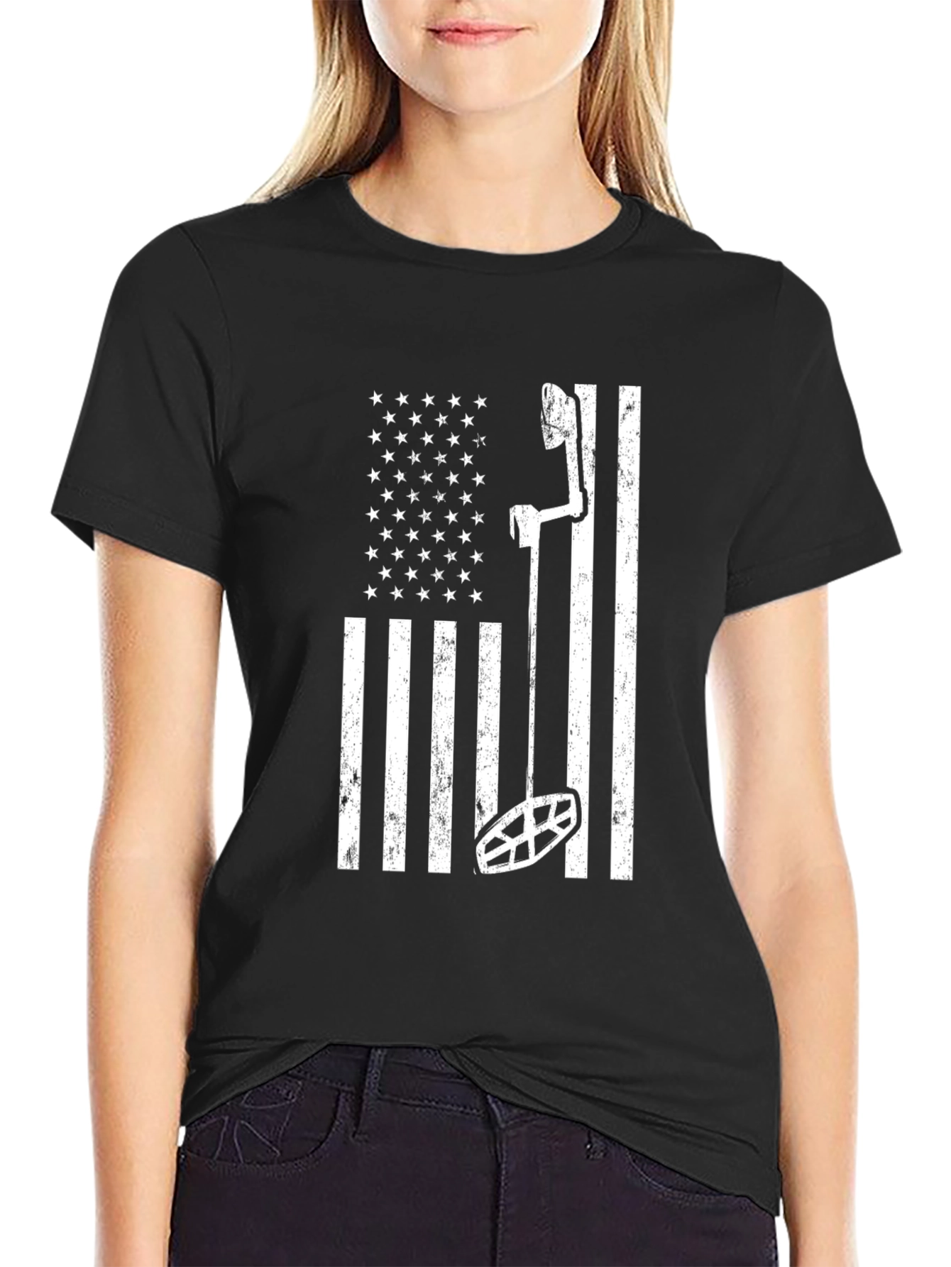 Metal Detecting Flag Tee