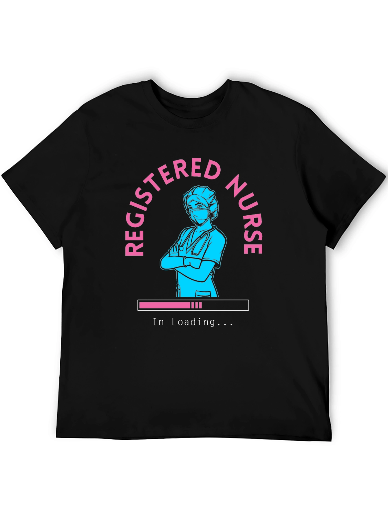 Registered Nurse Loading T-Shirt - Black