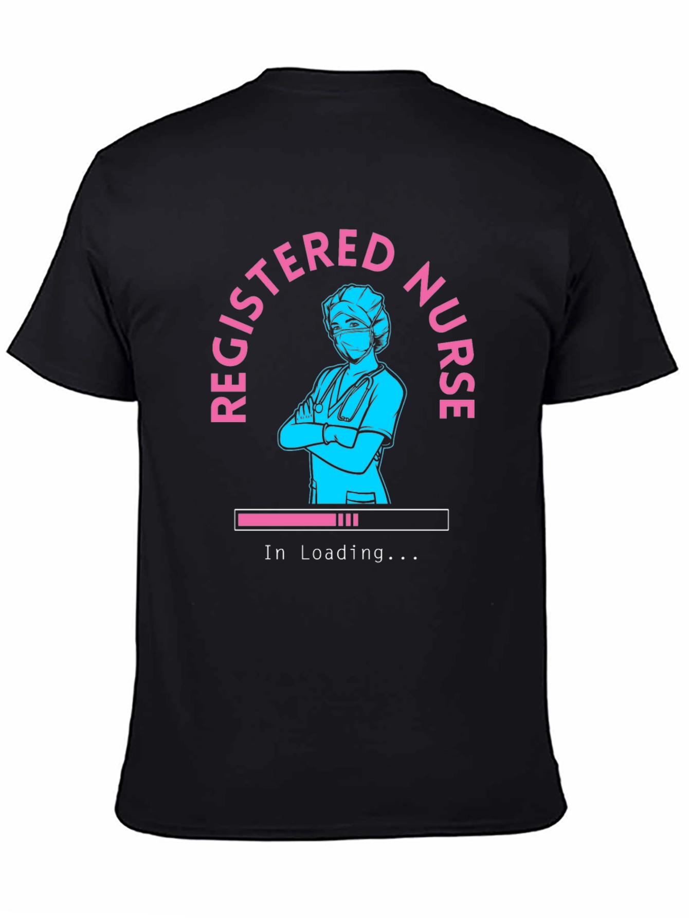 Registered Nurse Loading T-Shirt - Black
