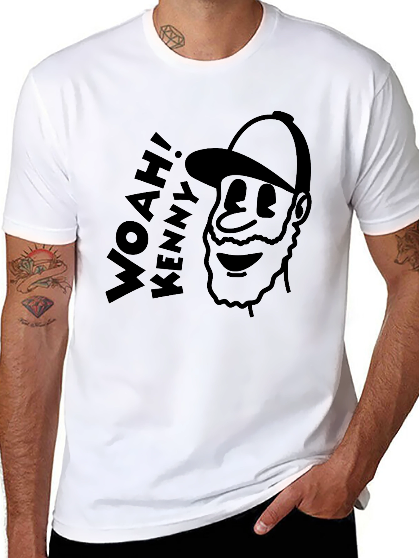 Woah! Kenny Black Graphic Tee