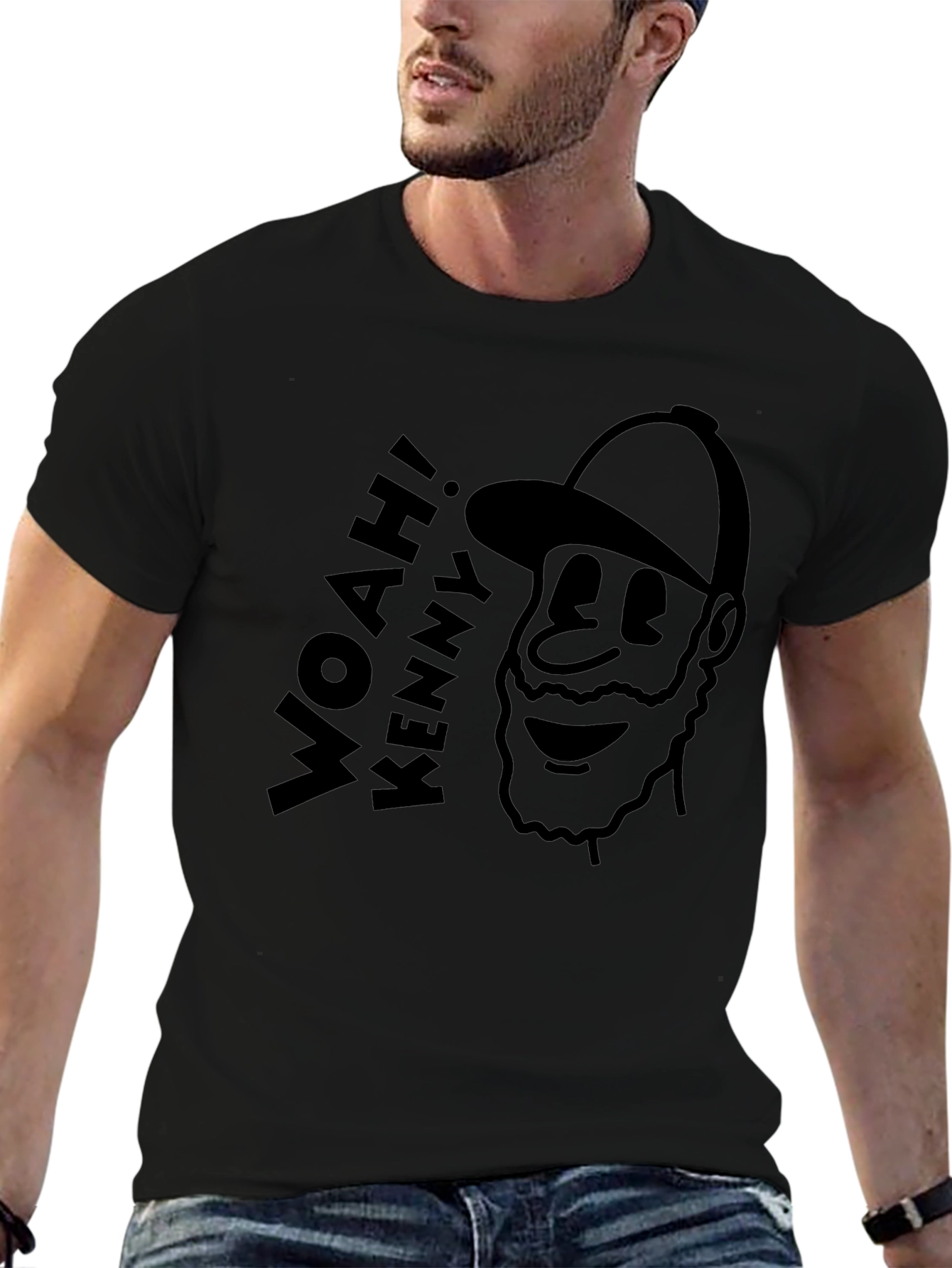 Woah! Kenny Black Graphic Tee