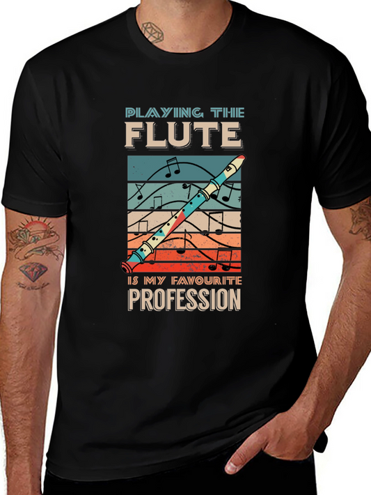 Flute Profession T-Shirt Music Lover Tee