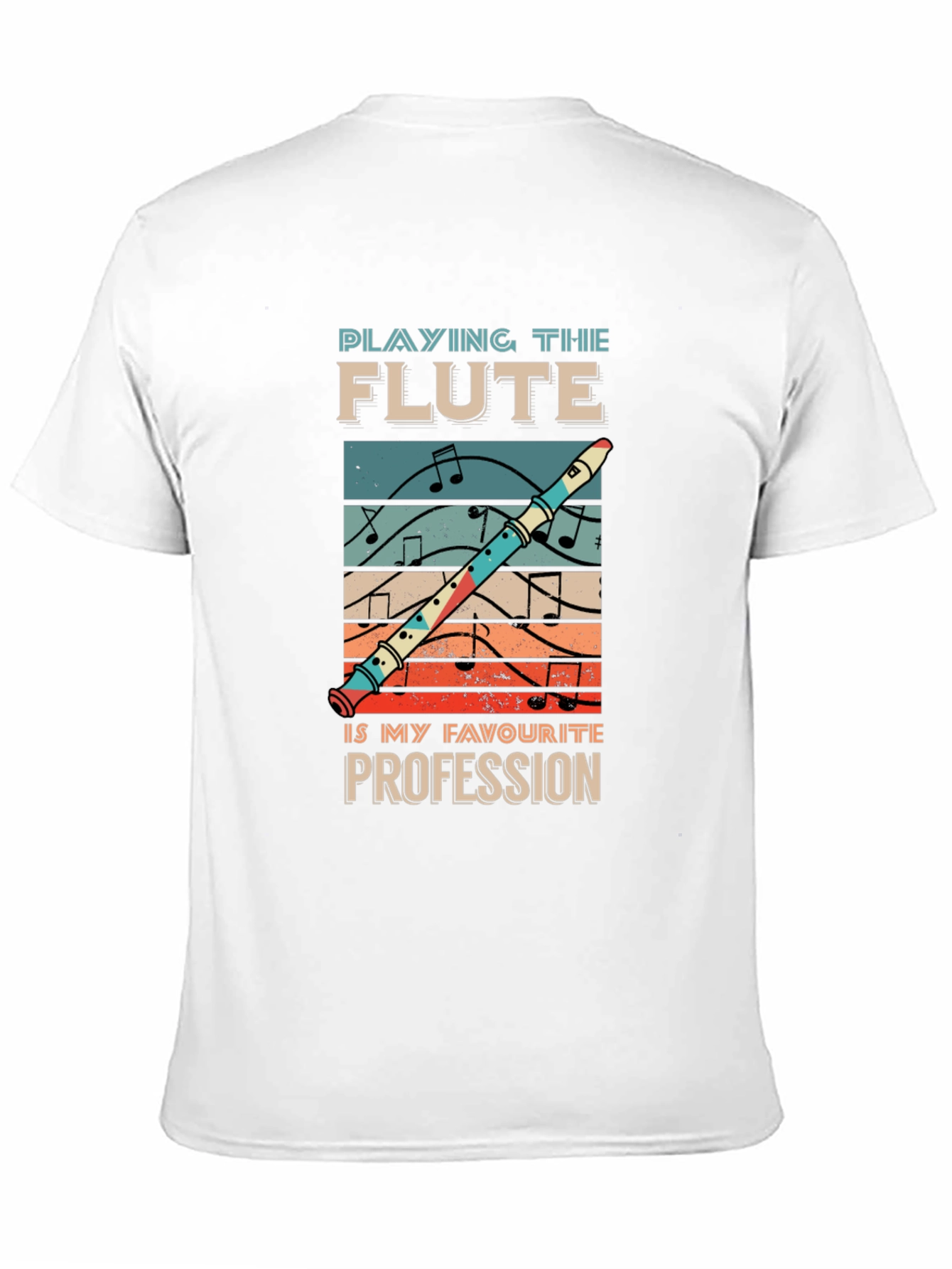 Flute Profession T-Shirt Music Lover Tee