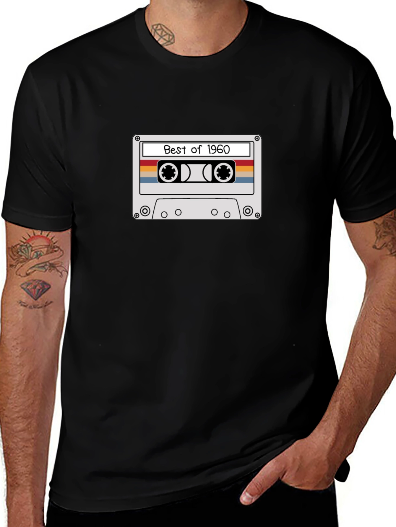 Best of 1960s Cassette Tape Graphic Tee