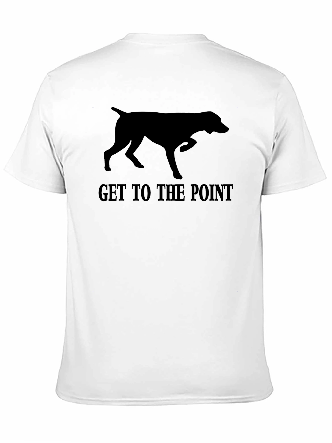Get to the Point Dog Graphic T-Shirt