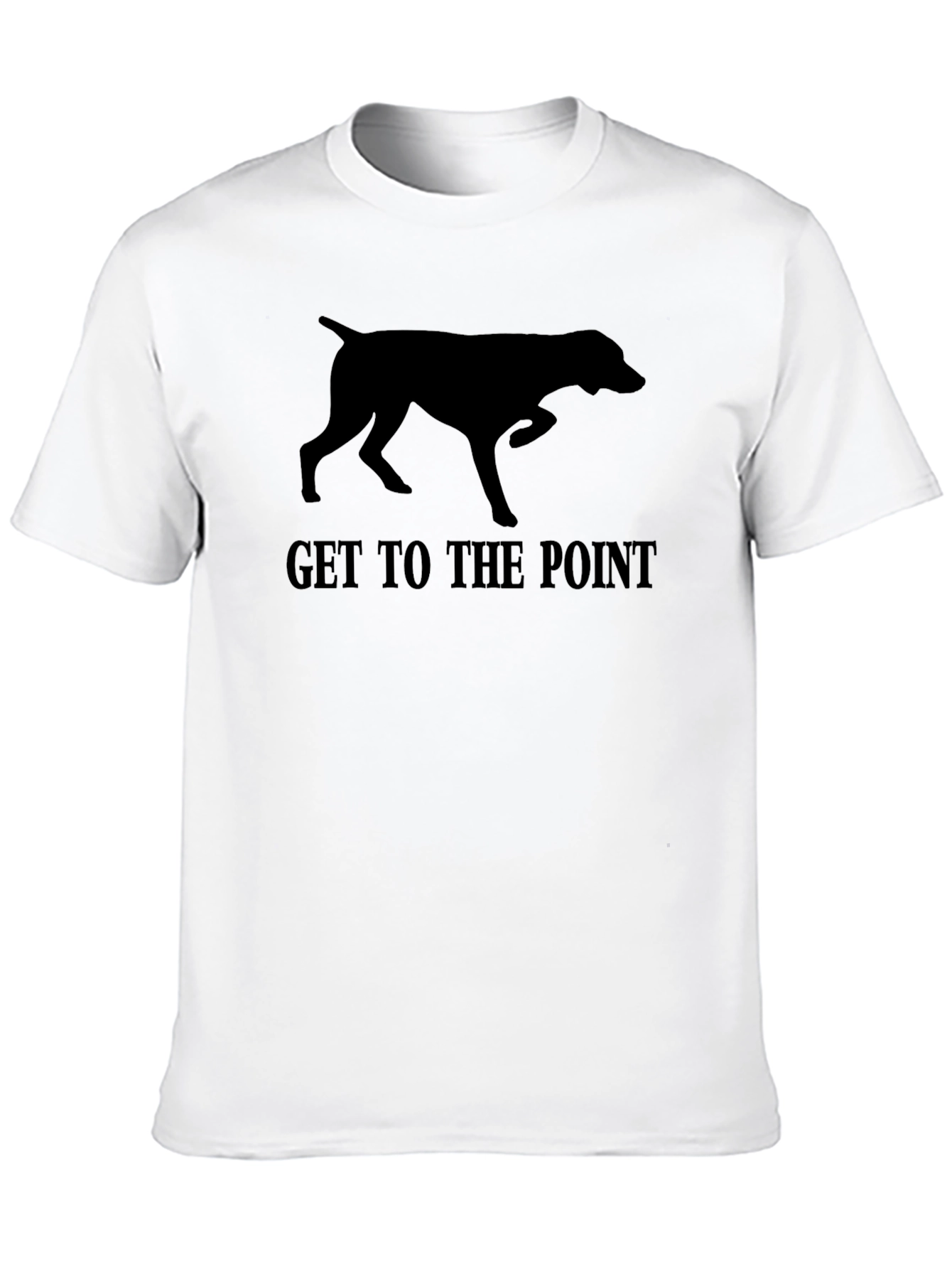Get to the Point Dog Graphic T-Shirt