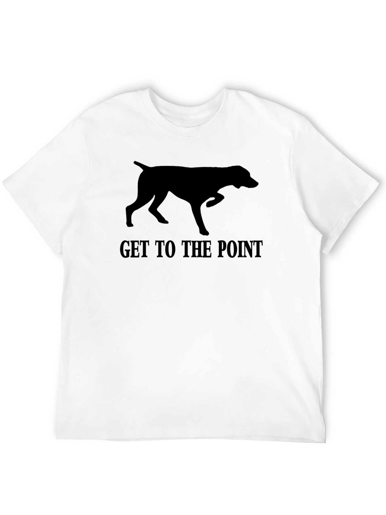 Get to the Point Dog Graphic T-Shirt
